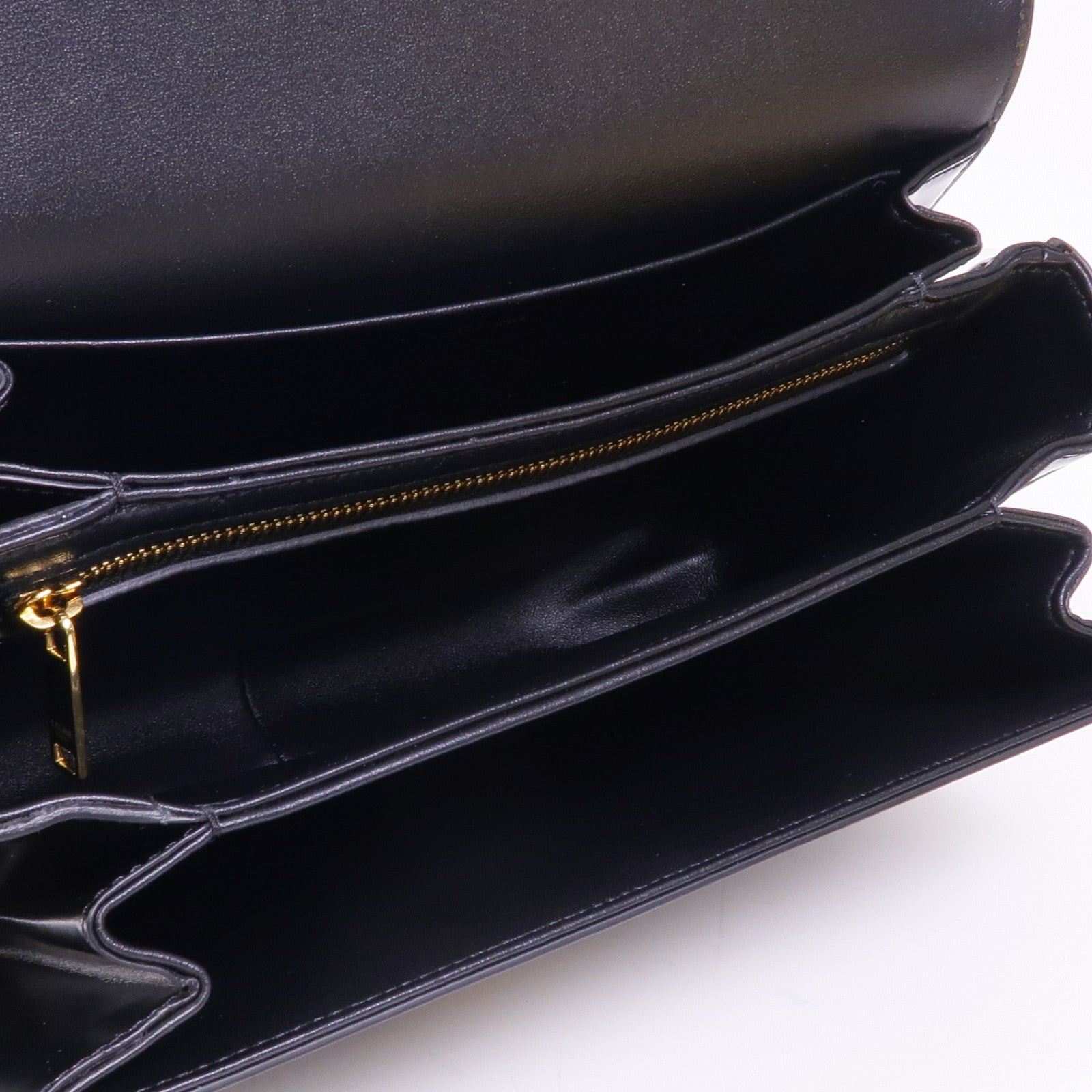 CELINE 牛皮皮革Classique Triomphe金扣肩背袋