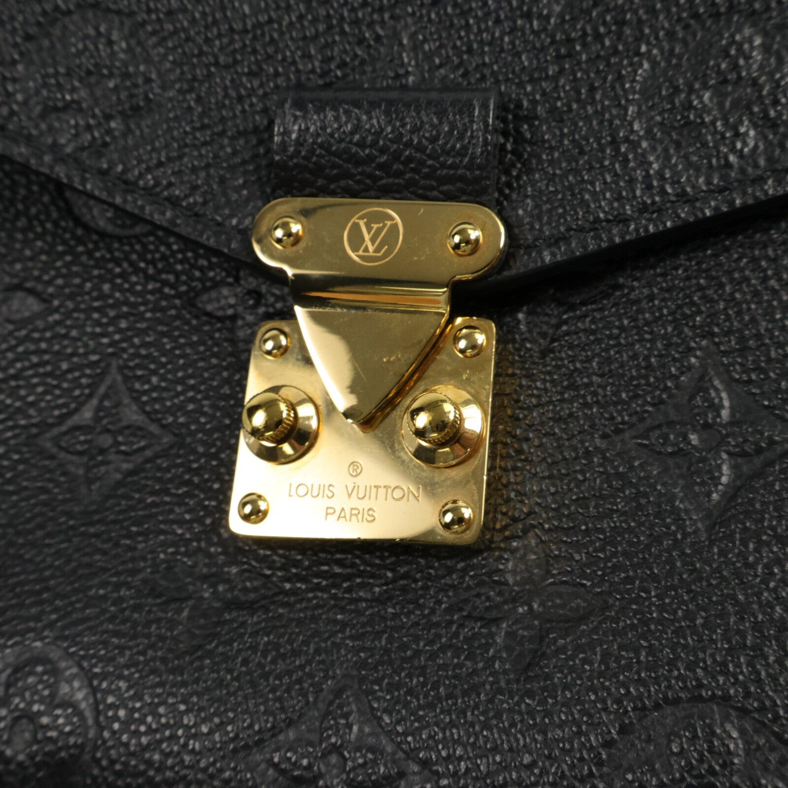 LOUIS VUITTON Monogram Empreinte Pochette Metis金扣手挽肩背兩用袋