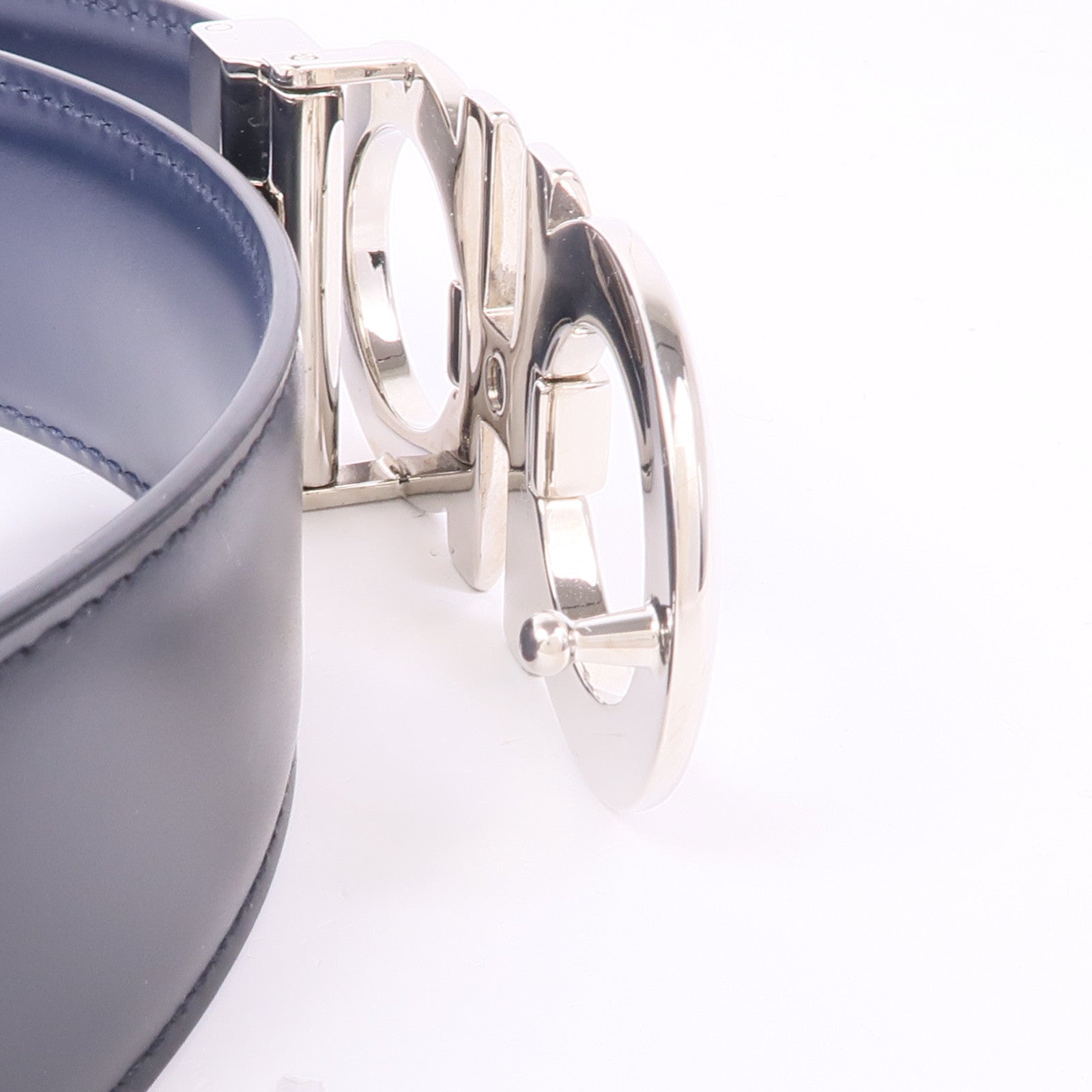 Salvatore Ferragamo 皮革Belt銀扣皮帶