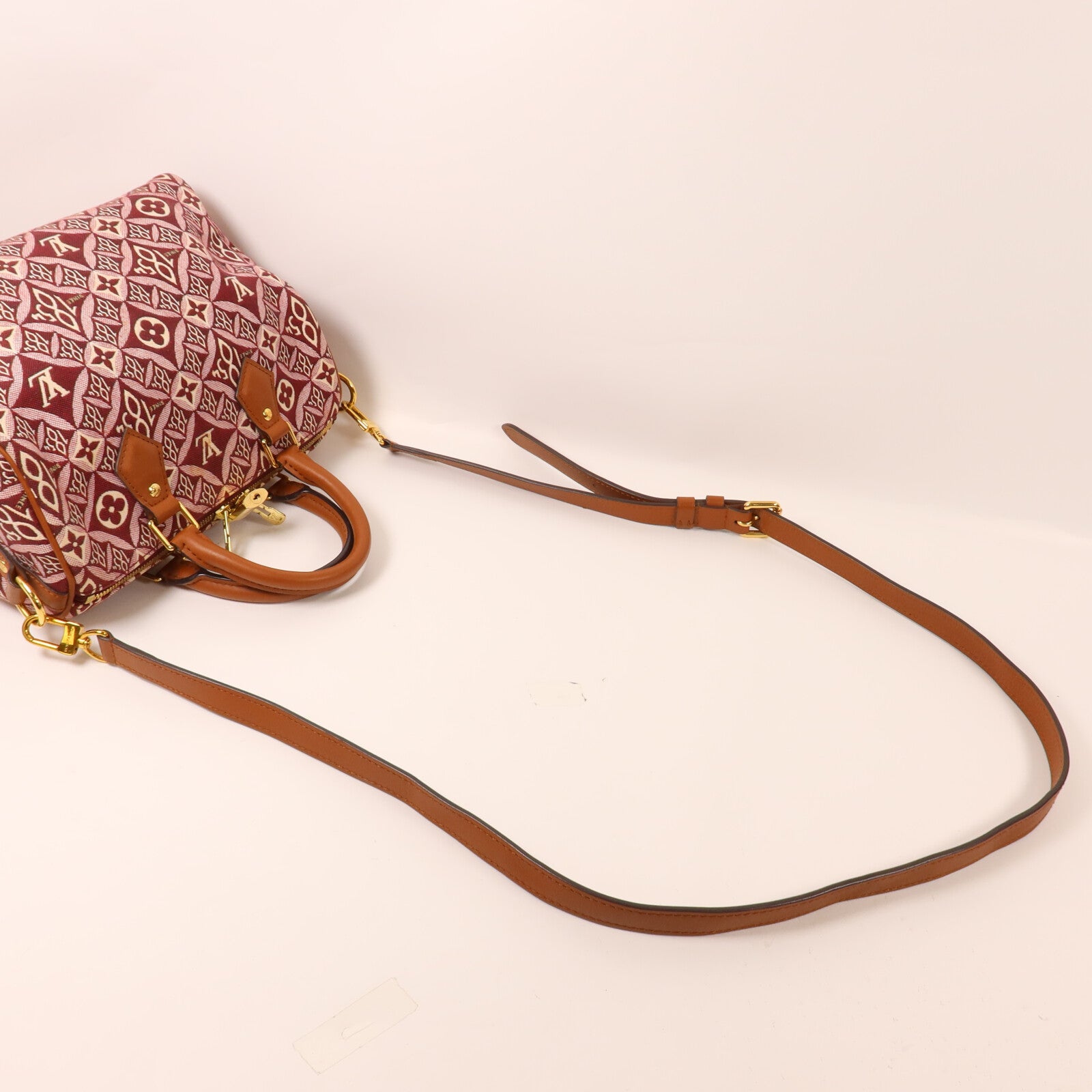 LOUIS VUITTON Monogram Jacquard Since 1854 Speedy Bandouliere 25手挽肩背兩用袋