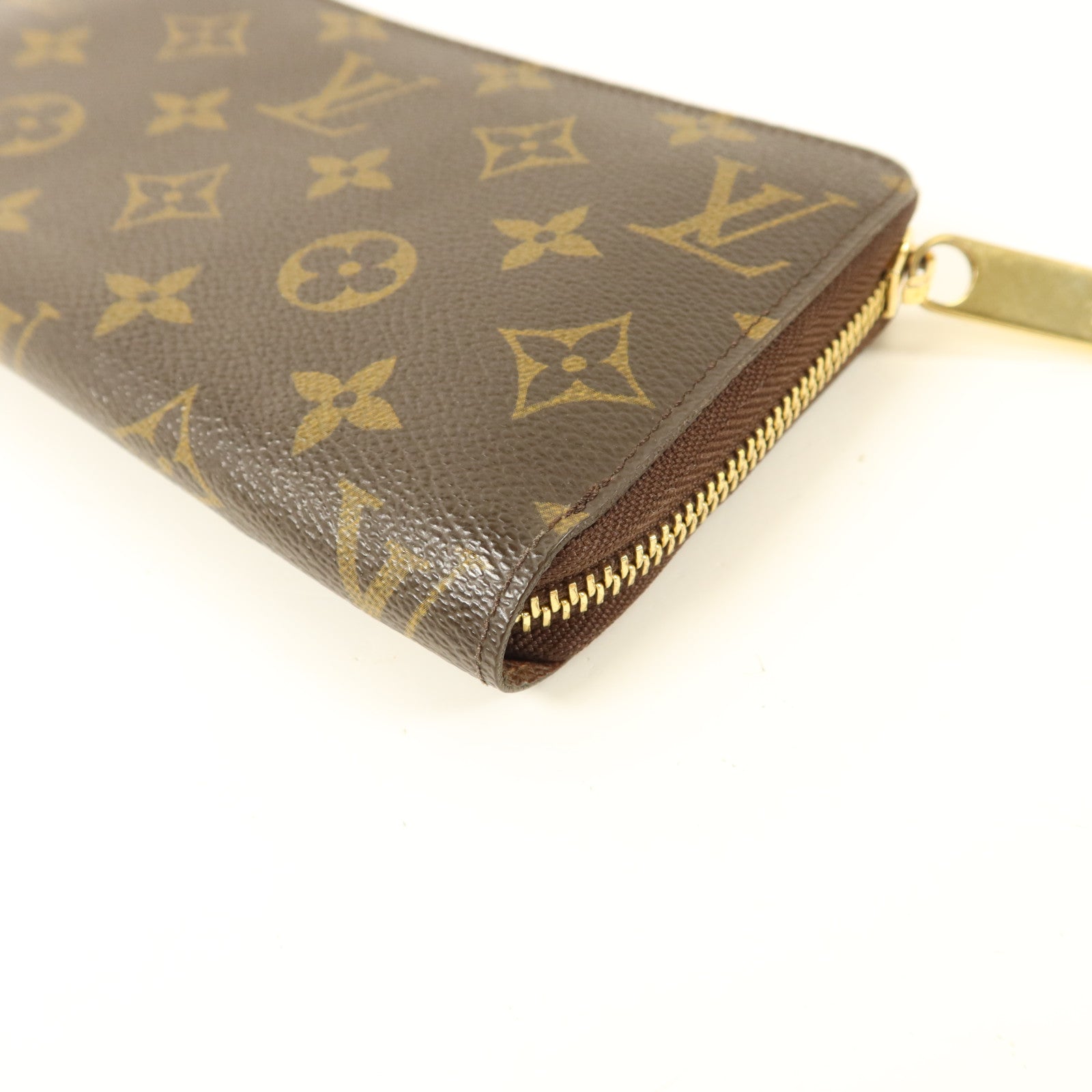 LOUIS VUITTON Monogram Long Round Wallet金扣長錢包