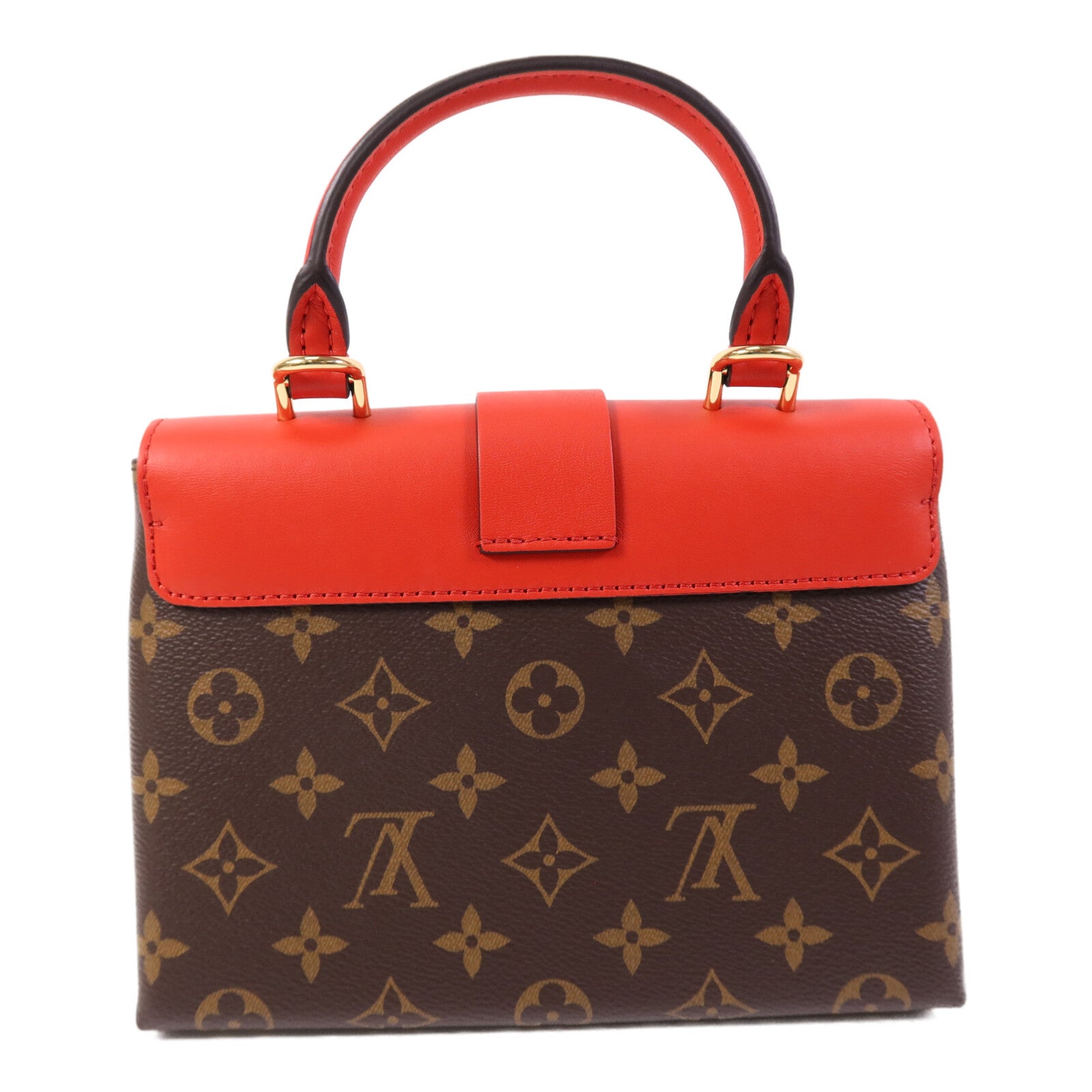 LOUIS VUITTON Monogram Locky BB金扣手挽肩背兩用袋