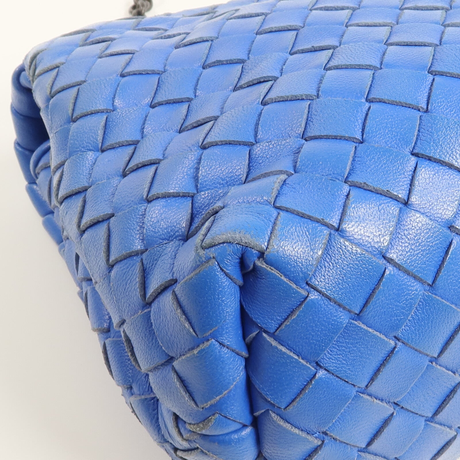 BOTTEGA VENETA 織紋皮革Chain Shoulder鏈帶肩背袋