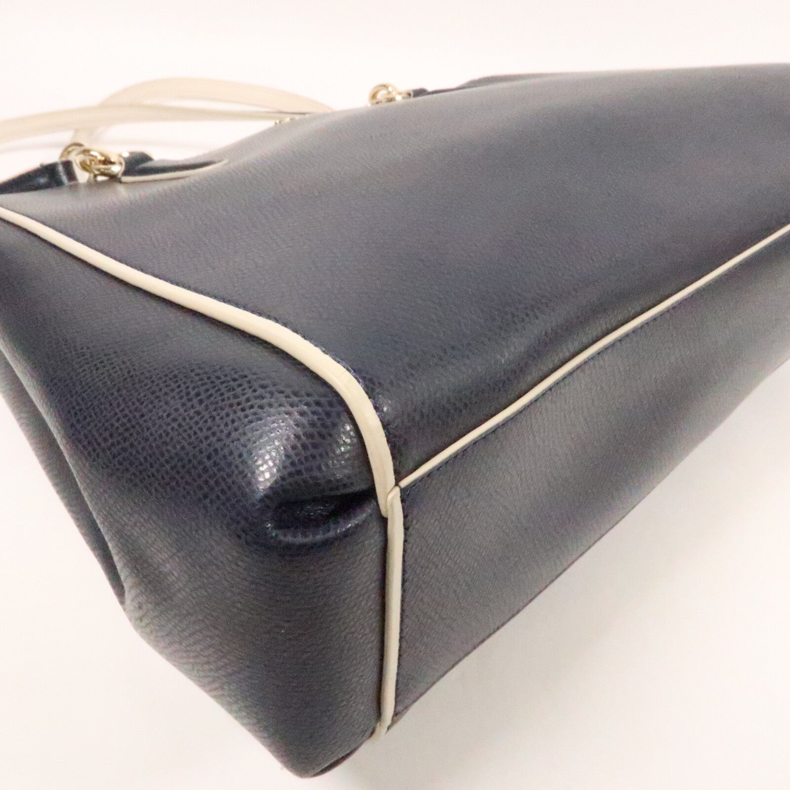 COACH 牛皮皮革2 Way Shoulder Bag金扣手挽肩背兩用袋