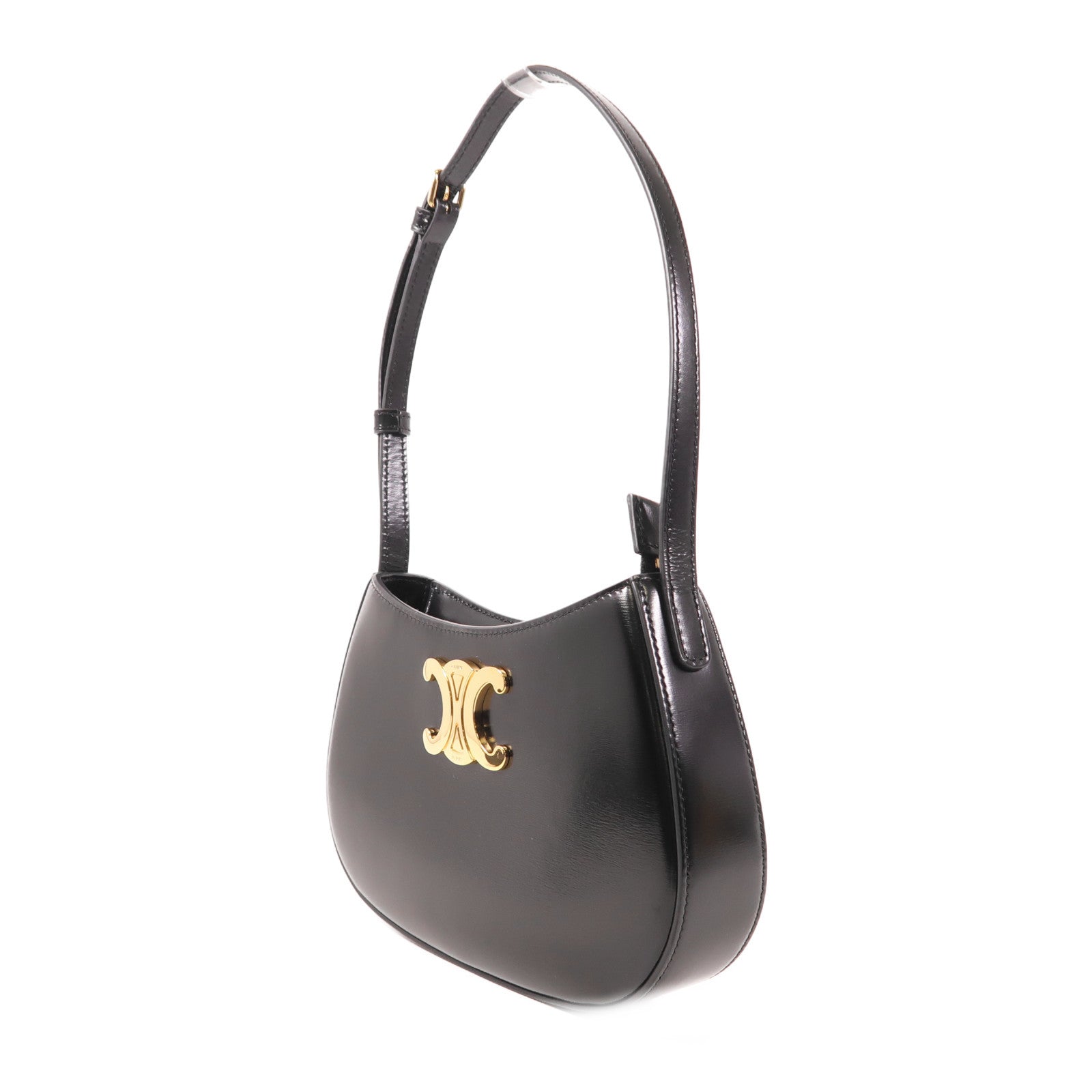 CELINE 牛皮皮革Tilly Medium金扣肩背袋
