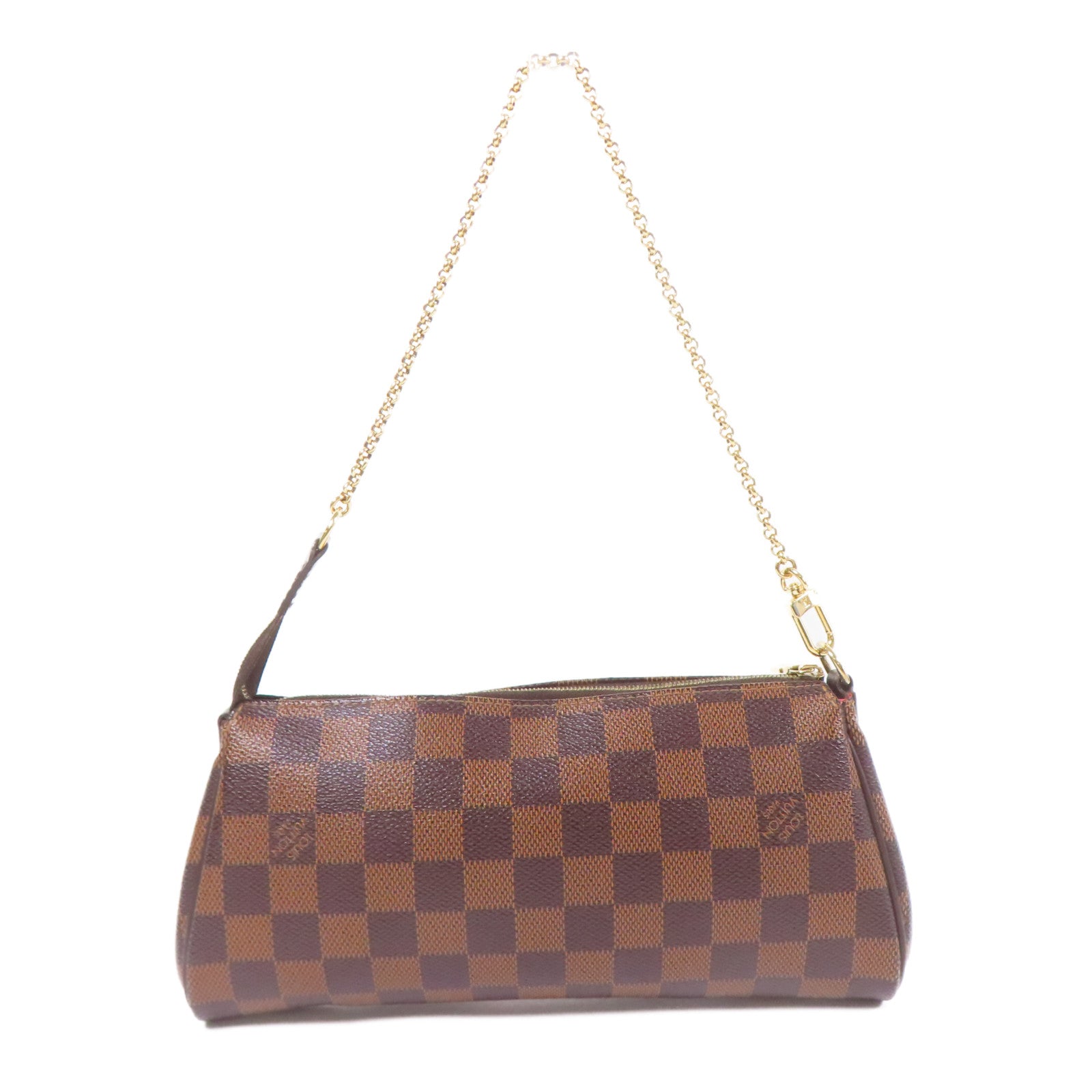 LOUIS VUITTON Damier Eva金扣手挽肩背兩用袋