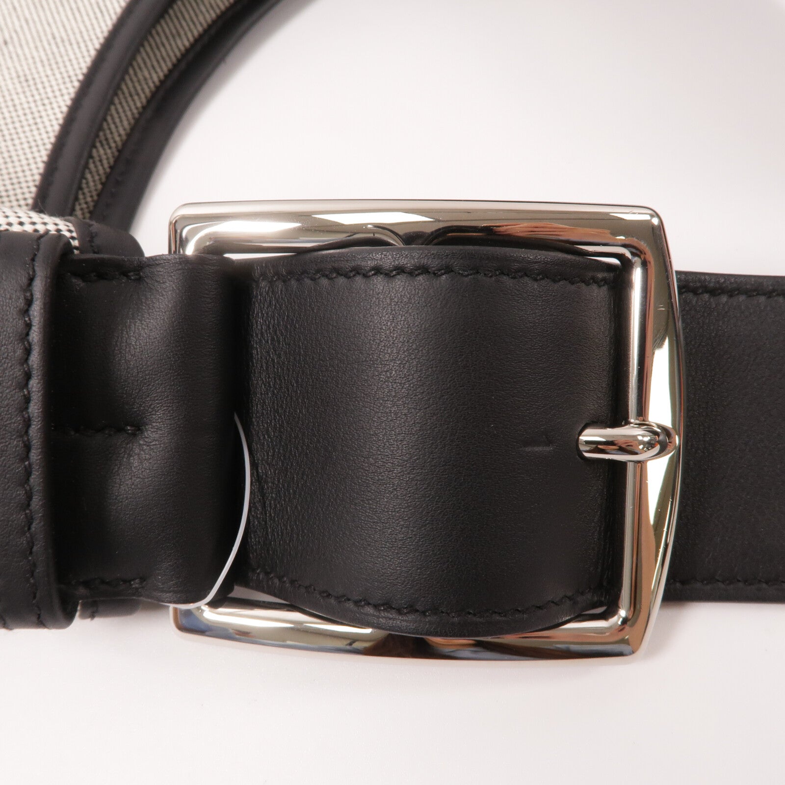 HERMES 帆布/Swift皮革Arcon Bag肩背袋Noir