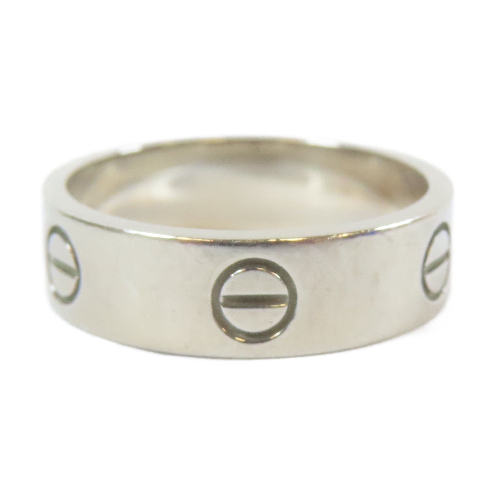 CARTIER 【激減優惠】18K白金Love Ring戒指Cartier#61/US#9