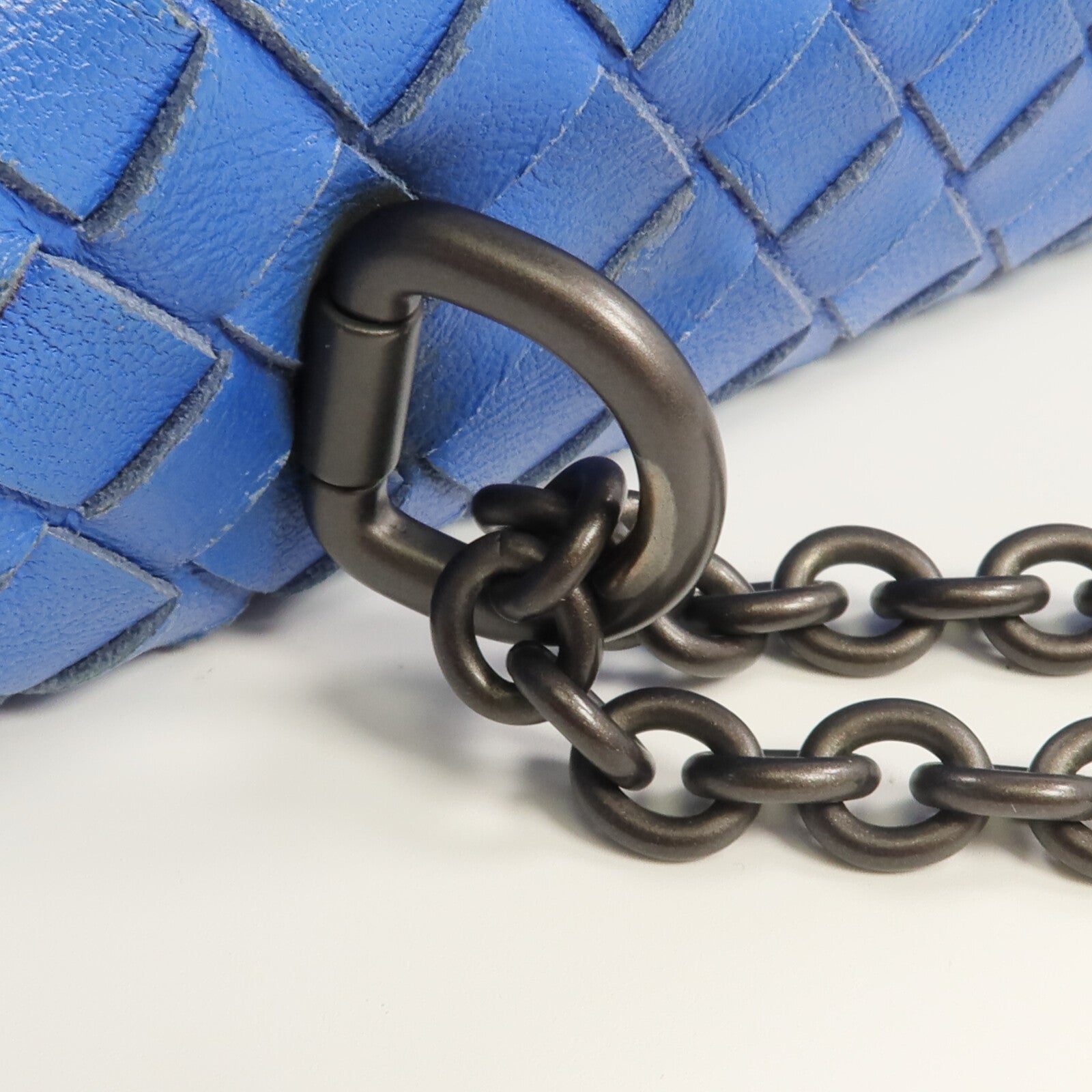 BOTTEGA VENETA 織紋皮革Chain Shoulder鏈帶肩背袋