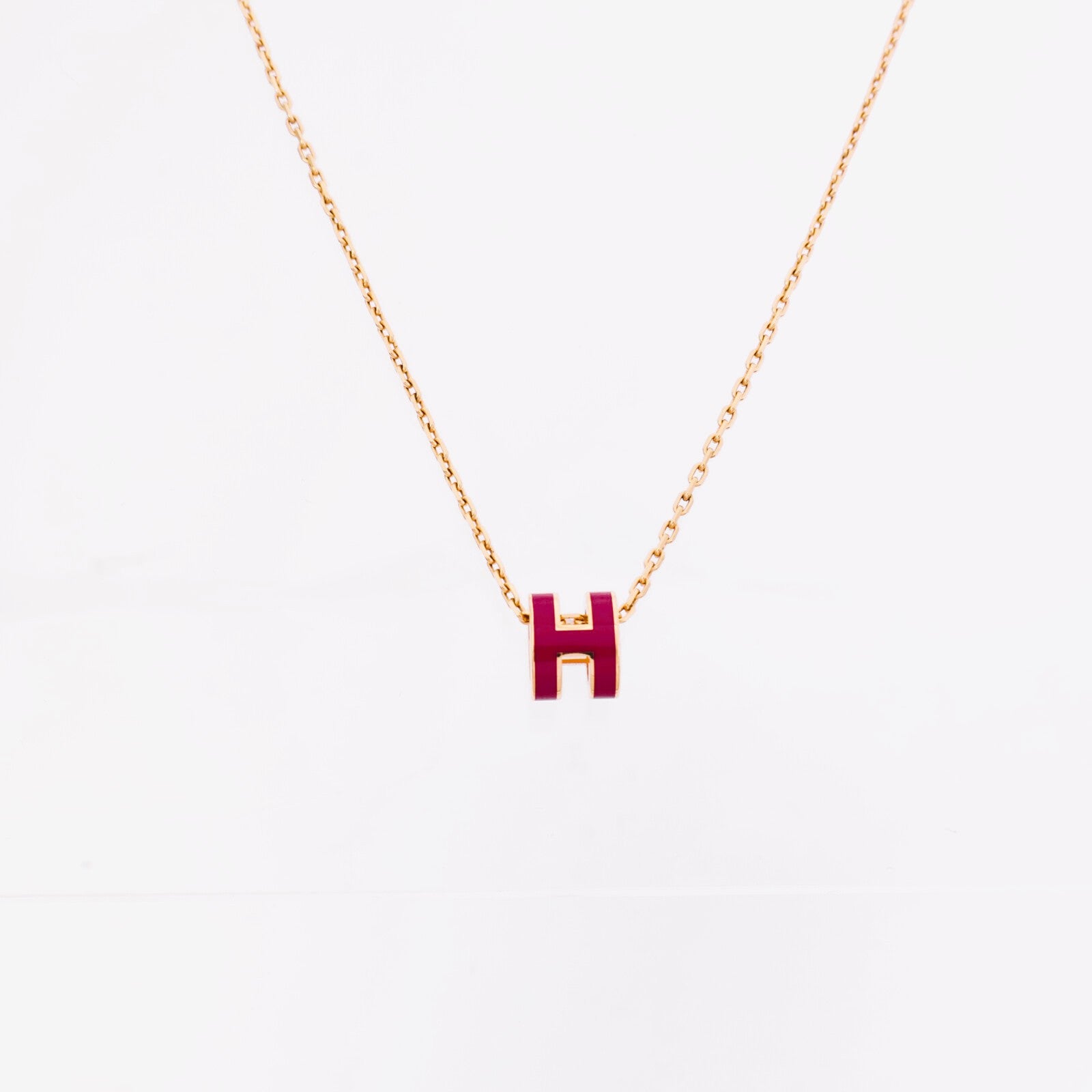 HERMES 金屬Mini Pop H項鍊