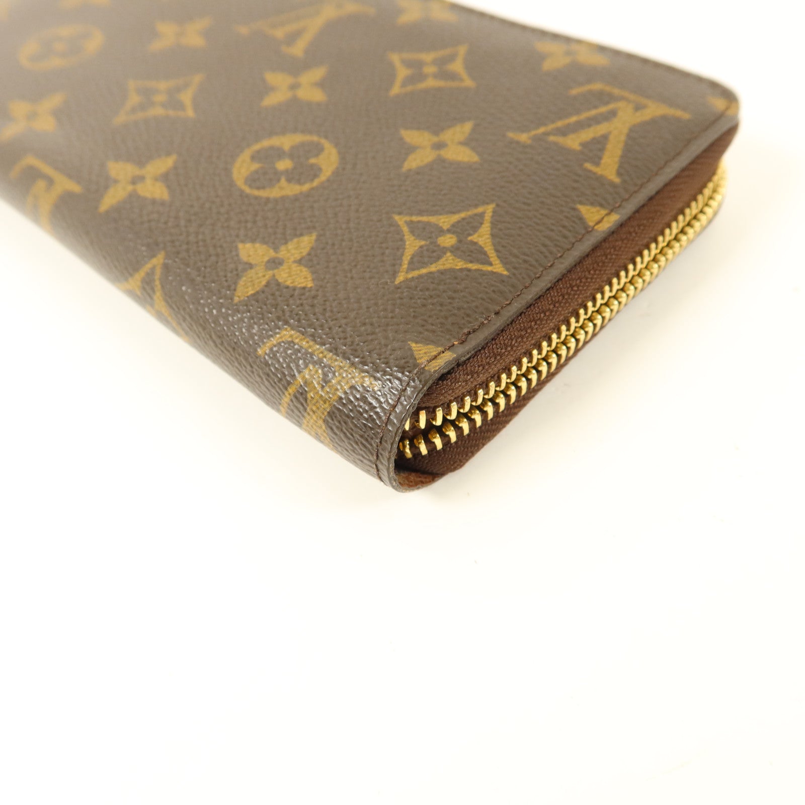 LOUIS VUITTON Monogram Long Round Wallet金扣長錢包