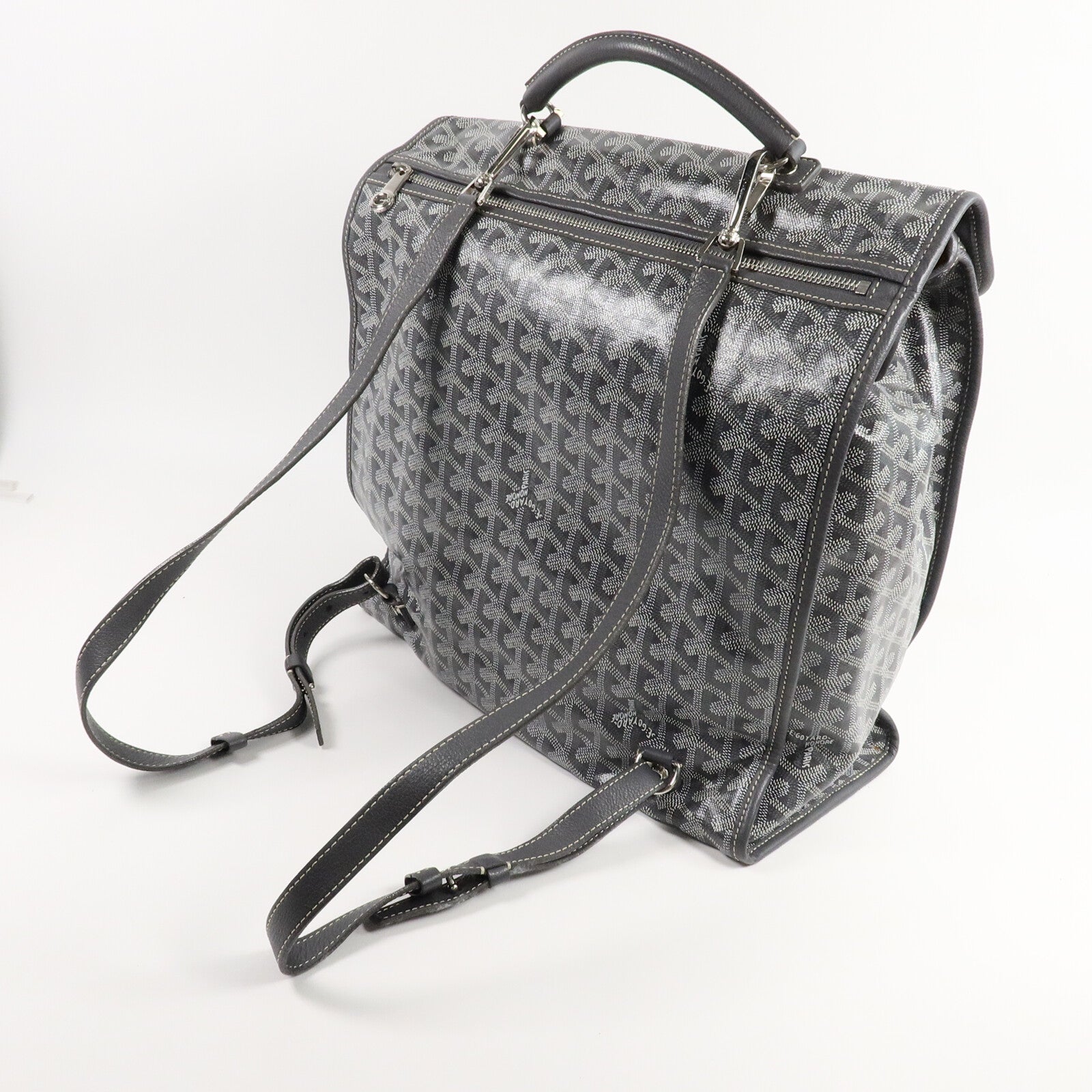 GOYARD Goyardine Canvas Saint Leger背包