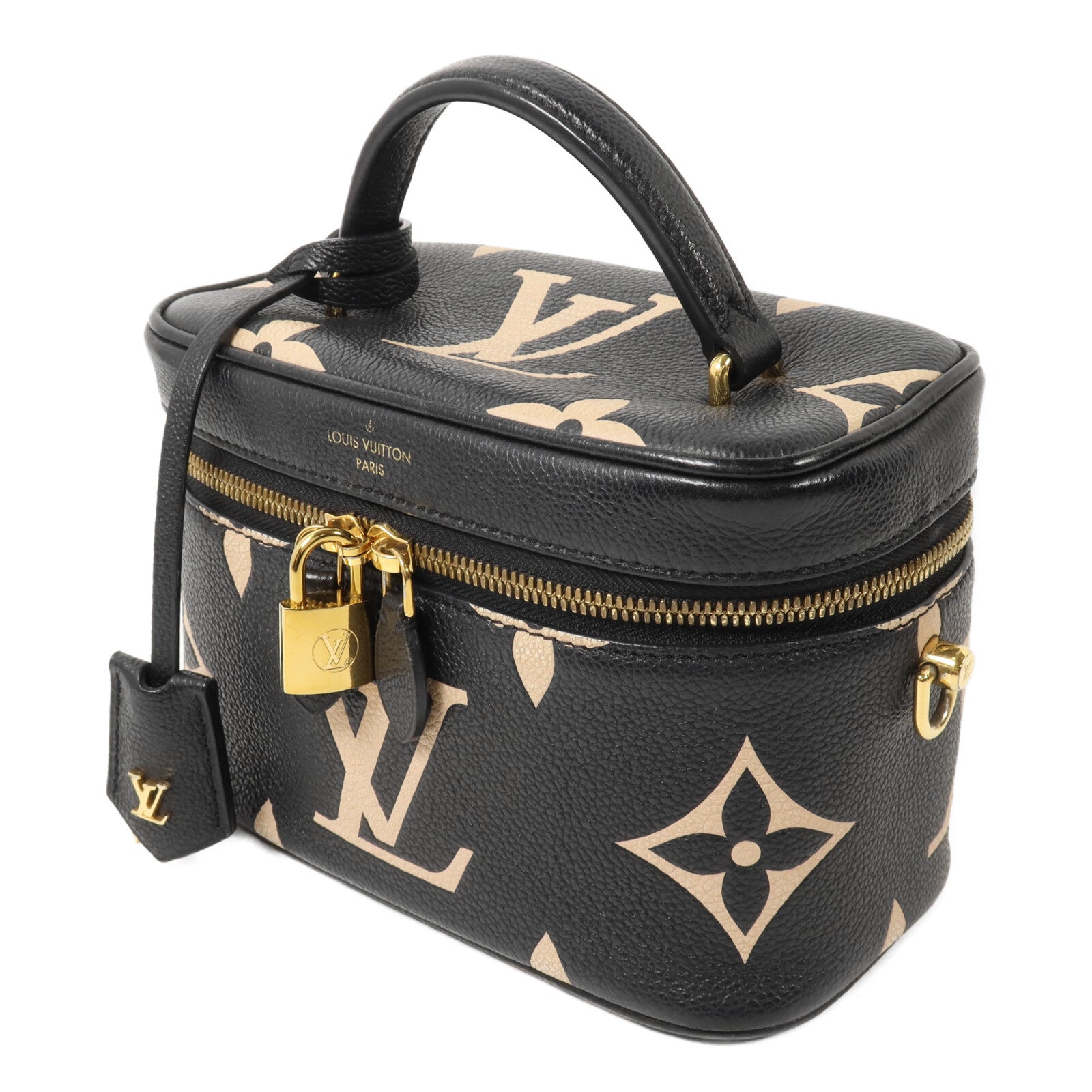 LOUIS VUITTON Monogram Empreinte Vanity PM鏈帶手挽肩背兩用袋