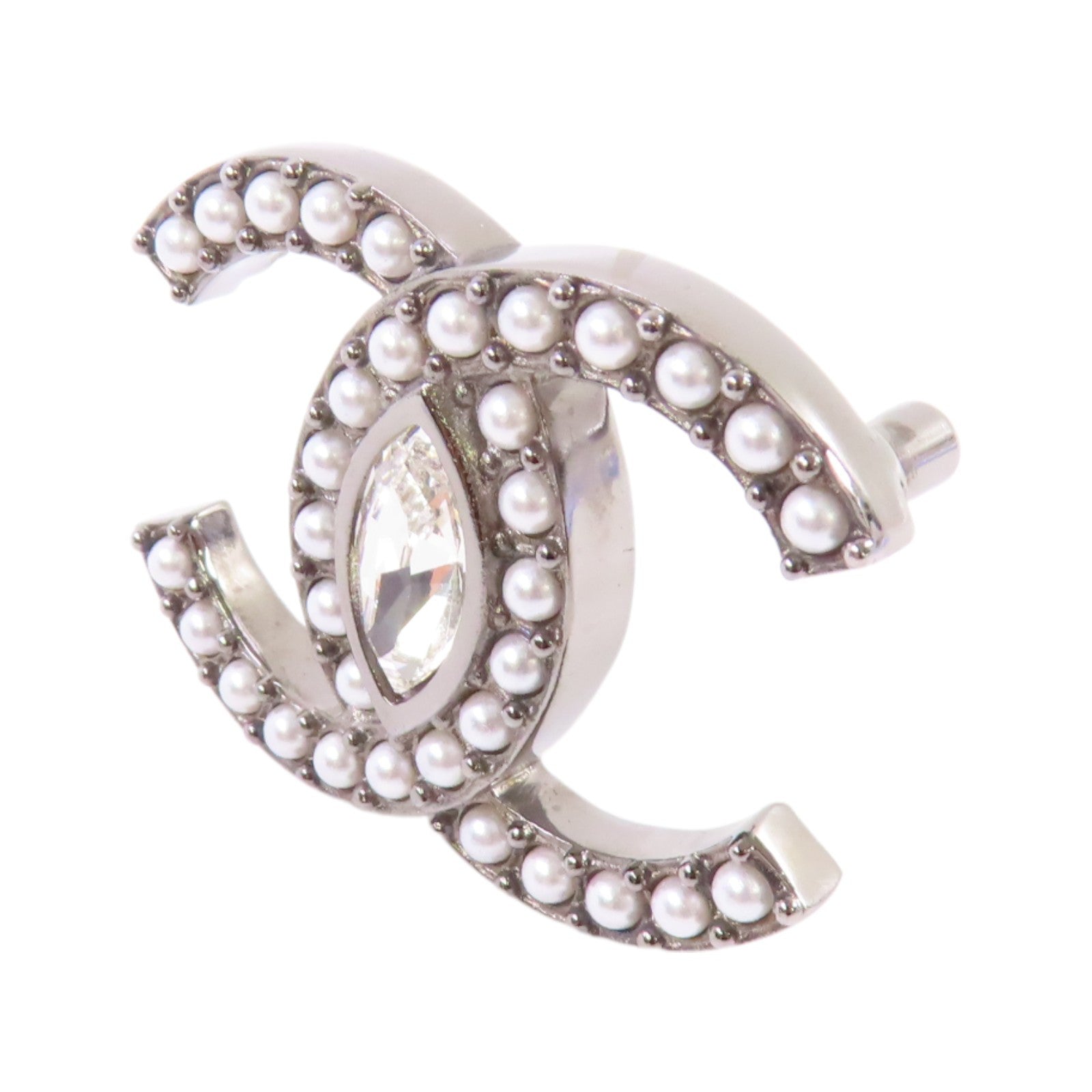 CHANEL【激減優惠】 金屬/水鑽/仿珍珠CC Brooch胸針