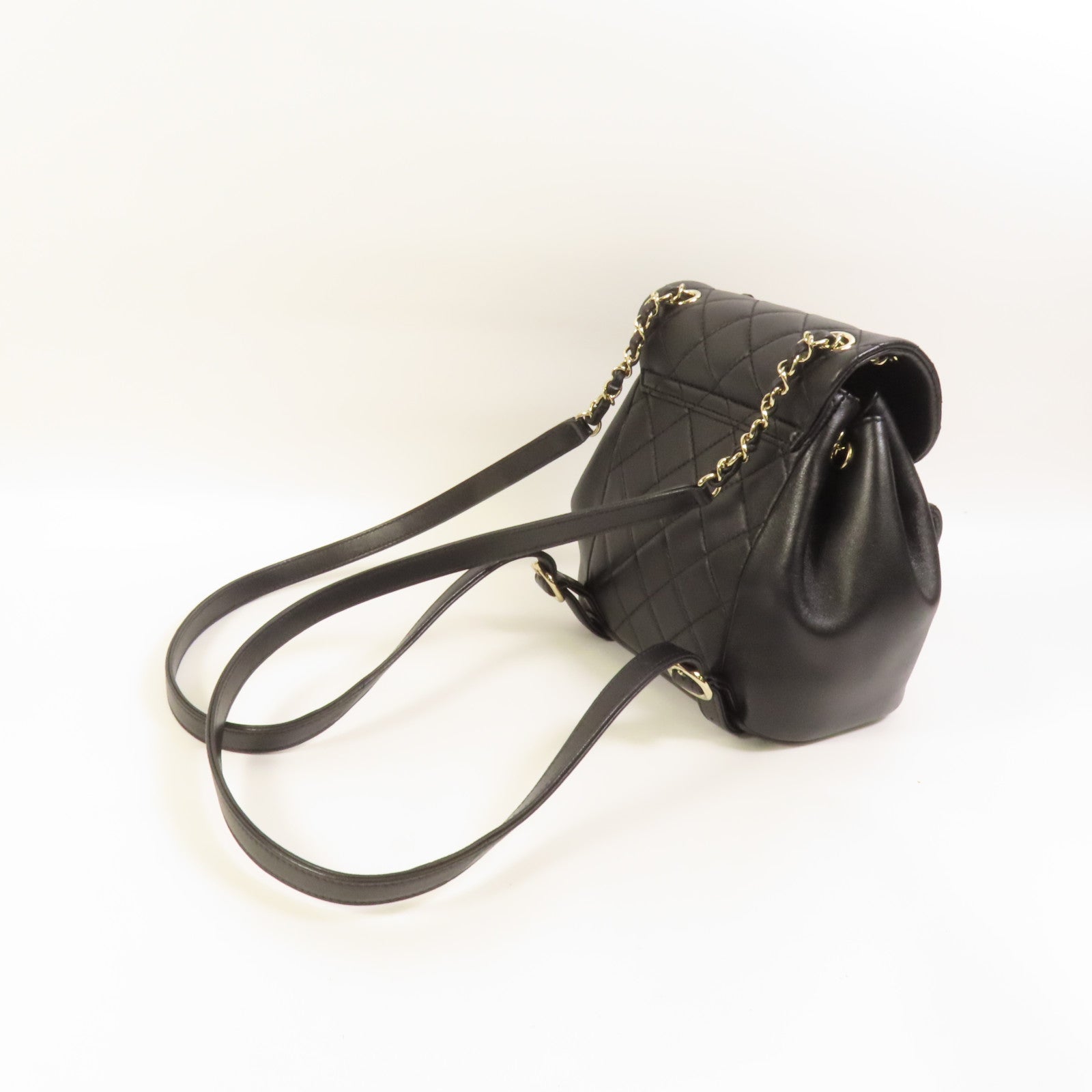 CHANEL 【激減優惠】牛皮皮革Duma Backpack金扣背包