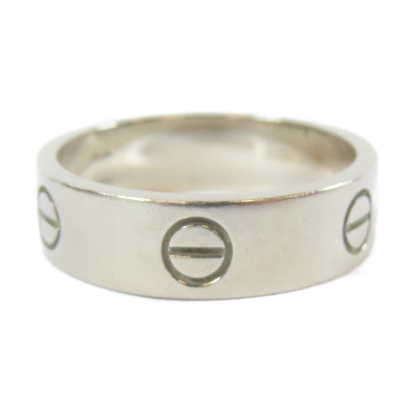 CARTIER 【激減優惠】18K白金Love Ring戒指Cartier#61/US#9