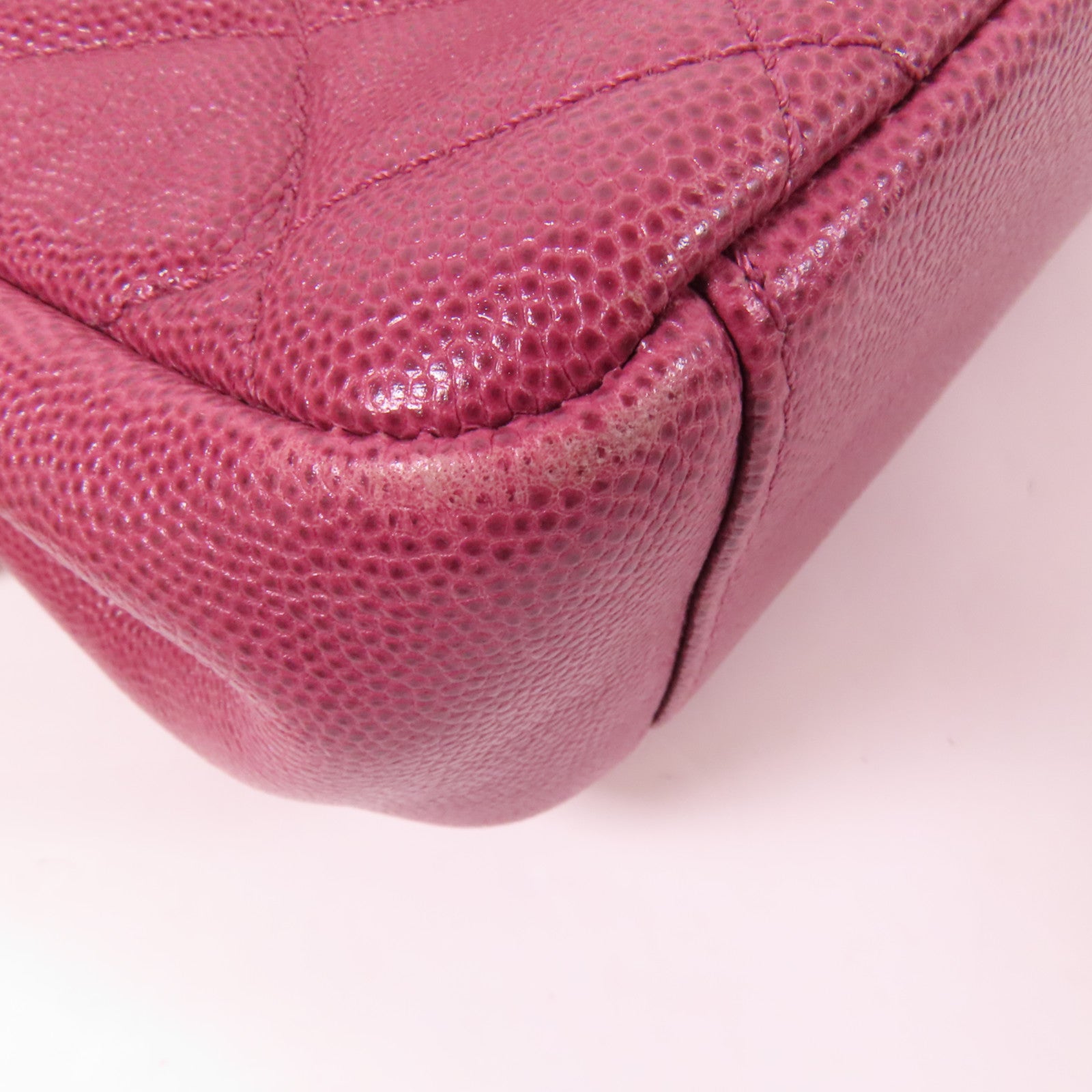 CHANEL 牛皮皮革Business Affinity金扣鏈帶手挽肩背兩用袋