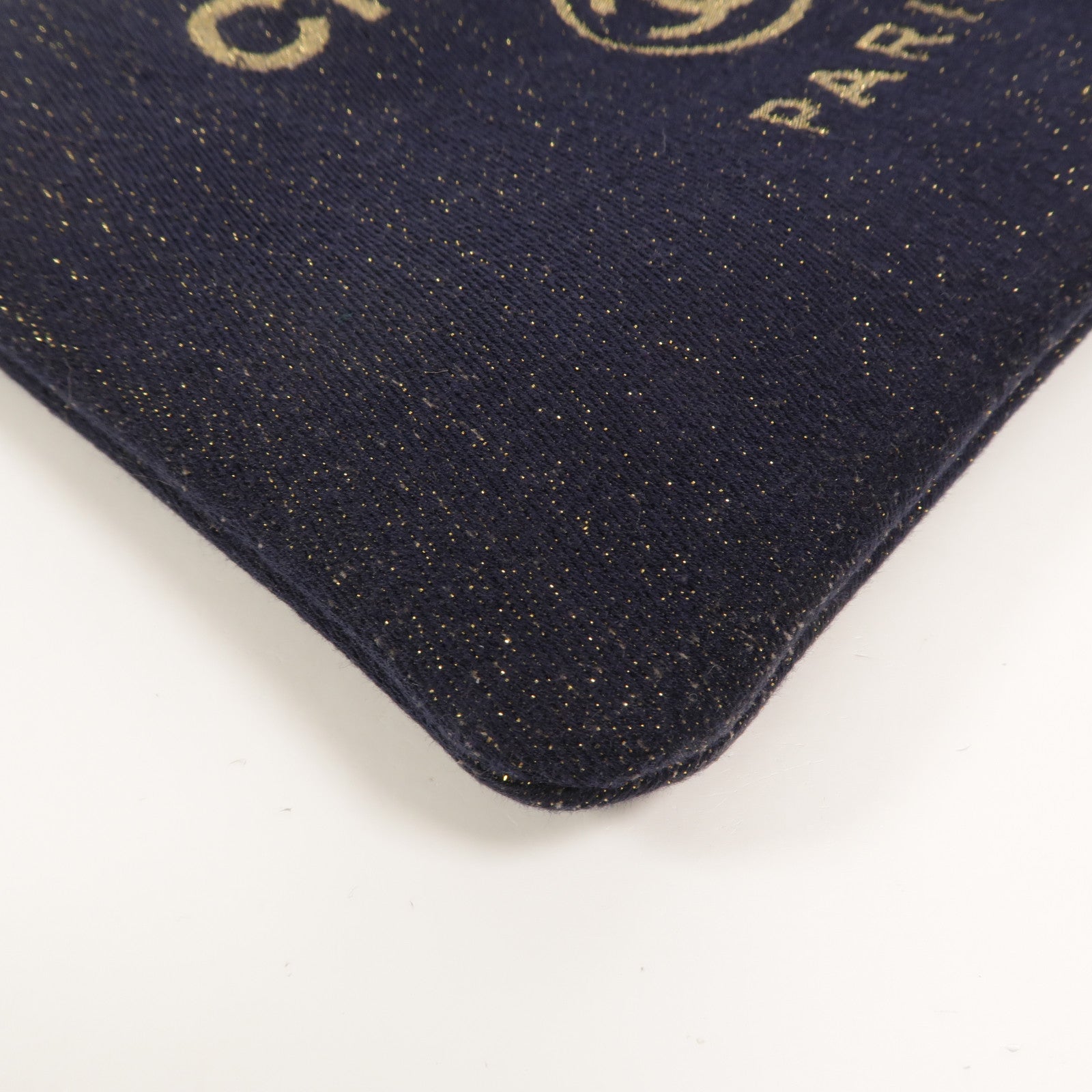 CHANEL 帆布Deauville Clutch Medium手拿包
