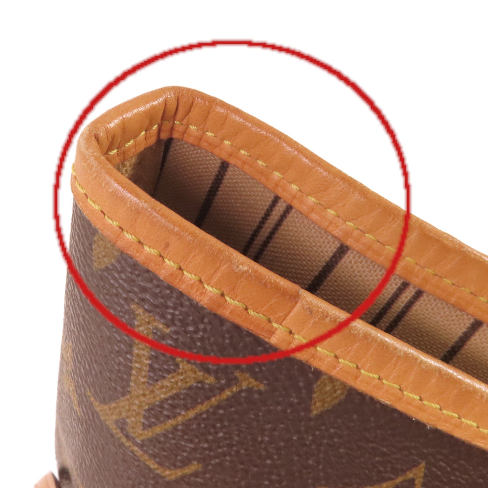 LOUIS VUITTON Monogram Neverfull MM Tote Bag金扣肩背袋啡色/酒紅色
