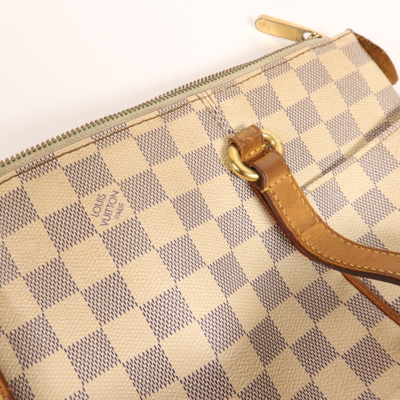 LOUIS VUITTON Damier Azur Totally PM金扣肩背袋