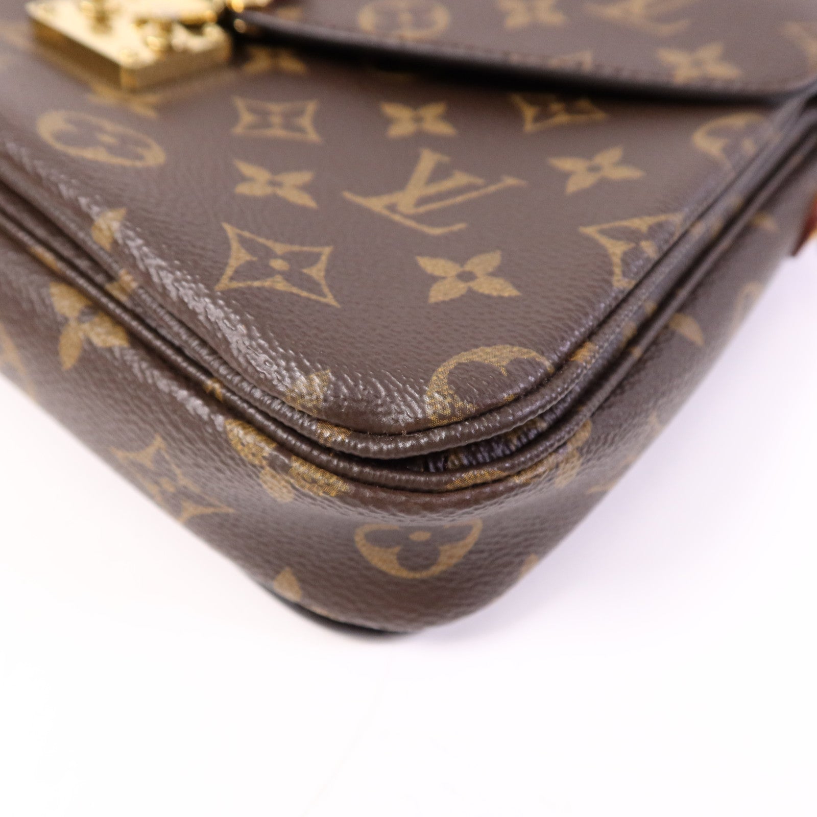 LOUIS VUITTON Monogram Pochette Metis MM金扣手挽肩背兩用袋