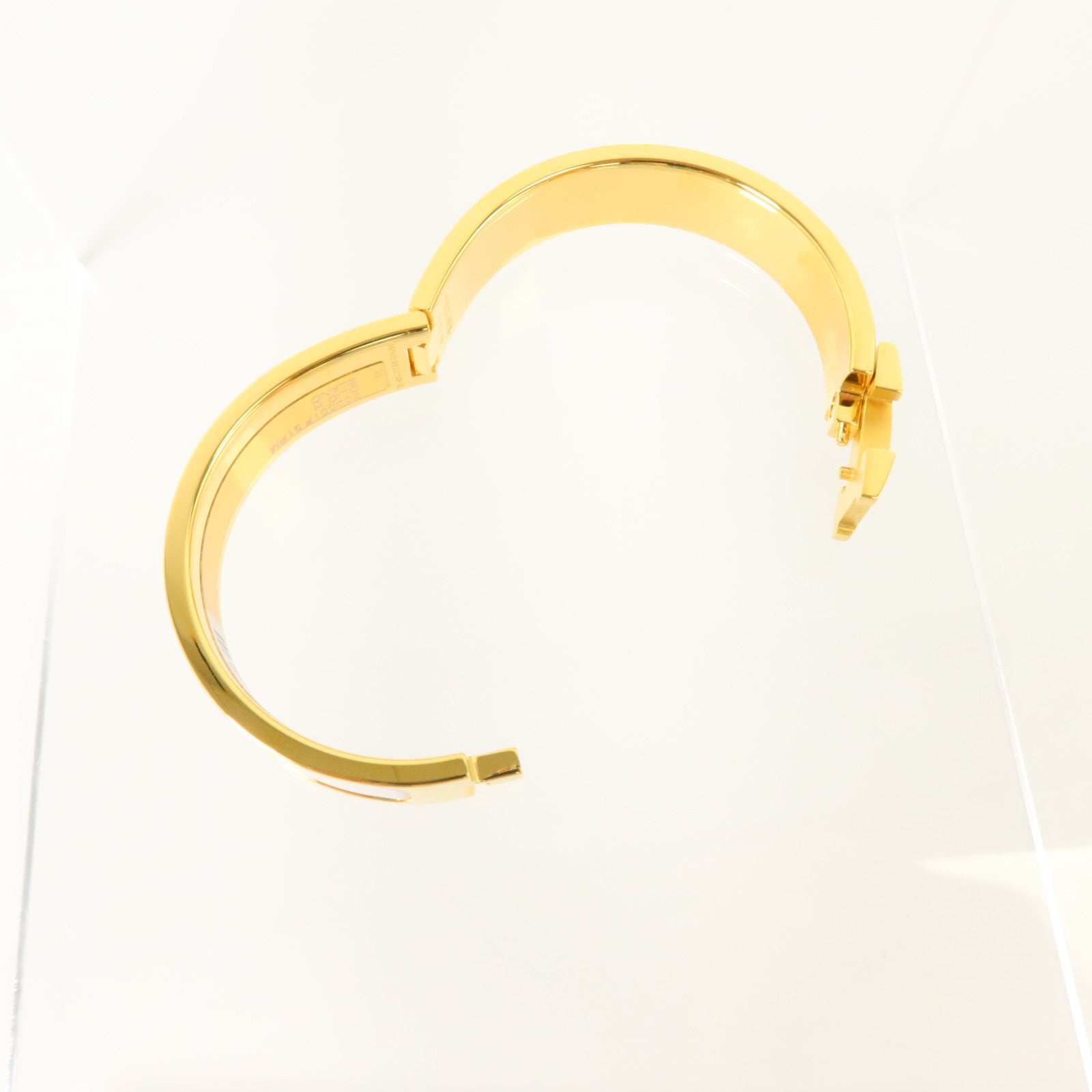 HERMES 金屬/琺瑯Clic H Bracelet金扣手鏈