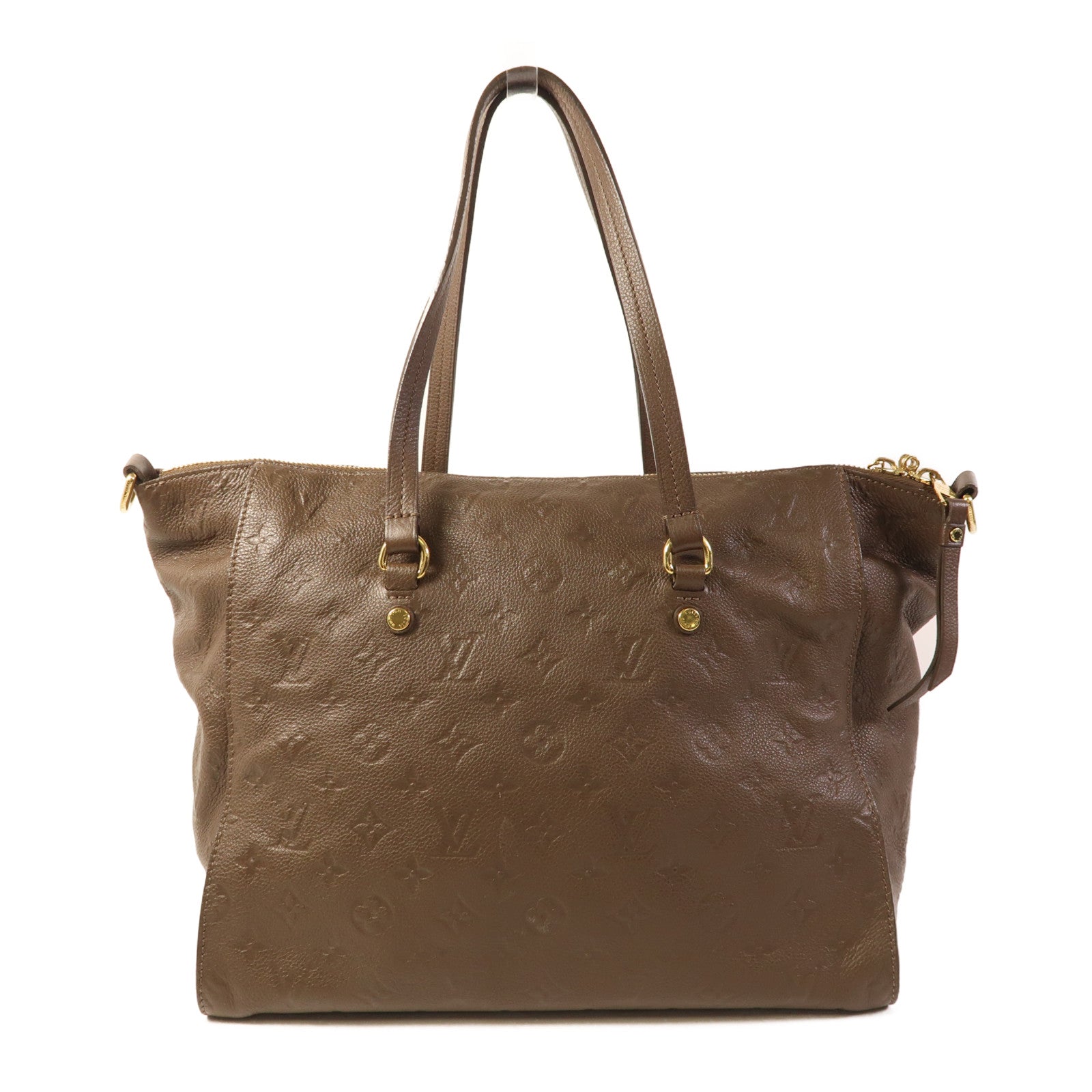 LOUIS VUITTON Monogram Empreinte Luminous PM金扣手挽肩背兩用袋