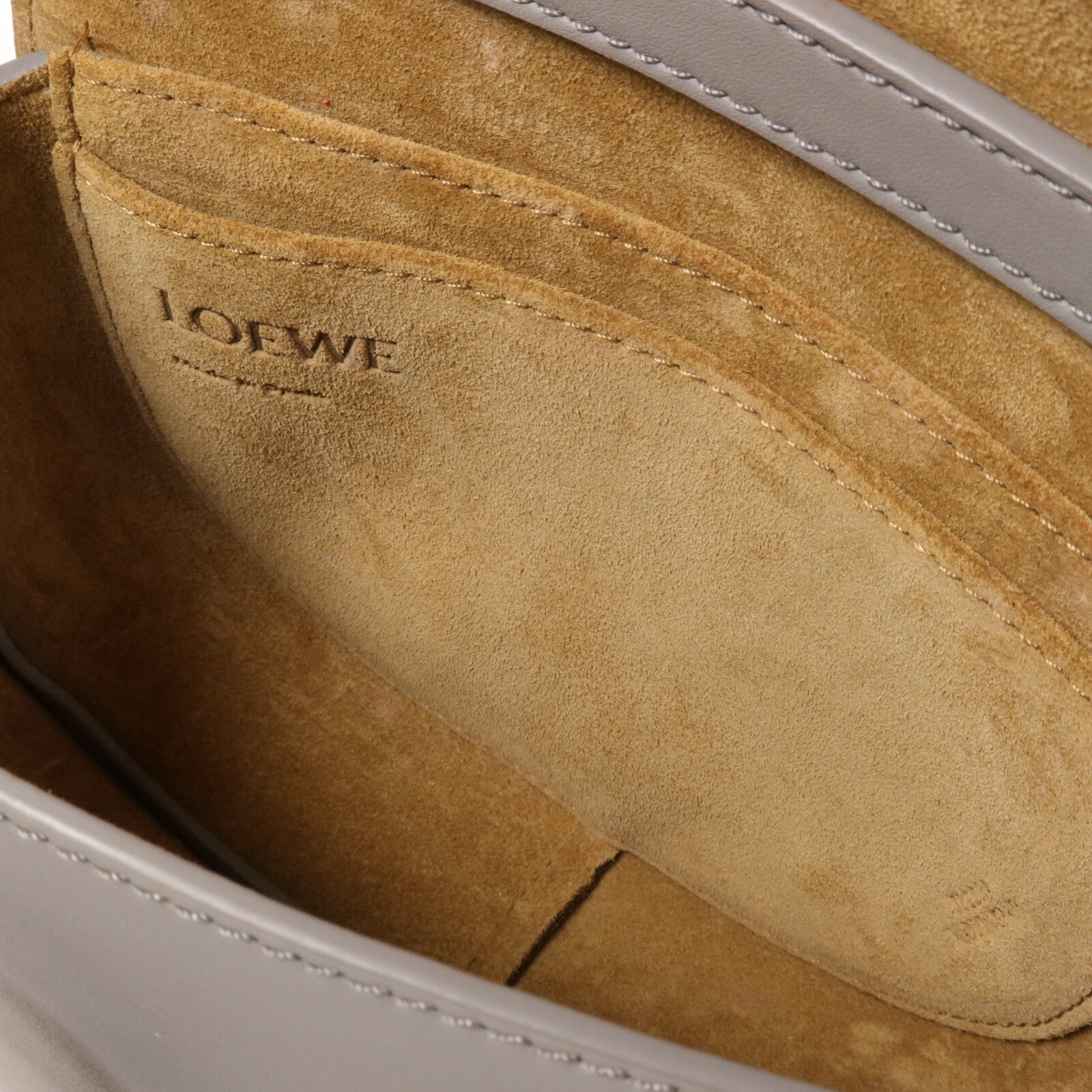 LOEWE 牛皮皮革Mini Gate肩背袋