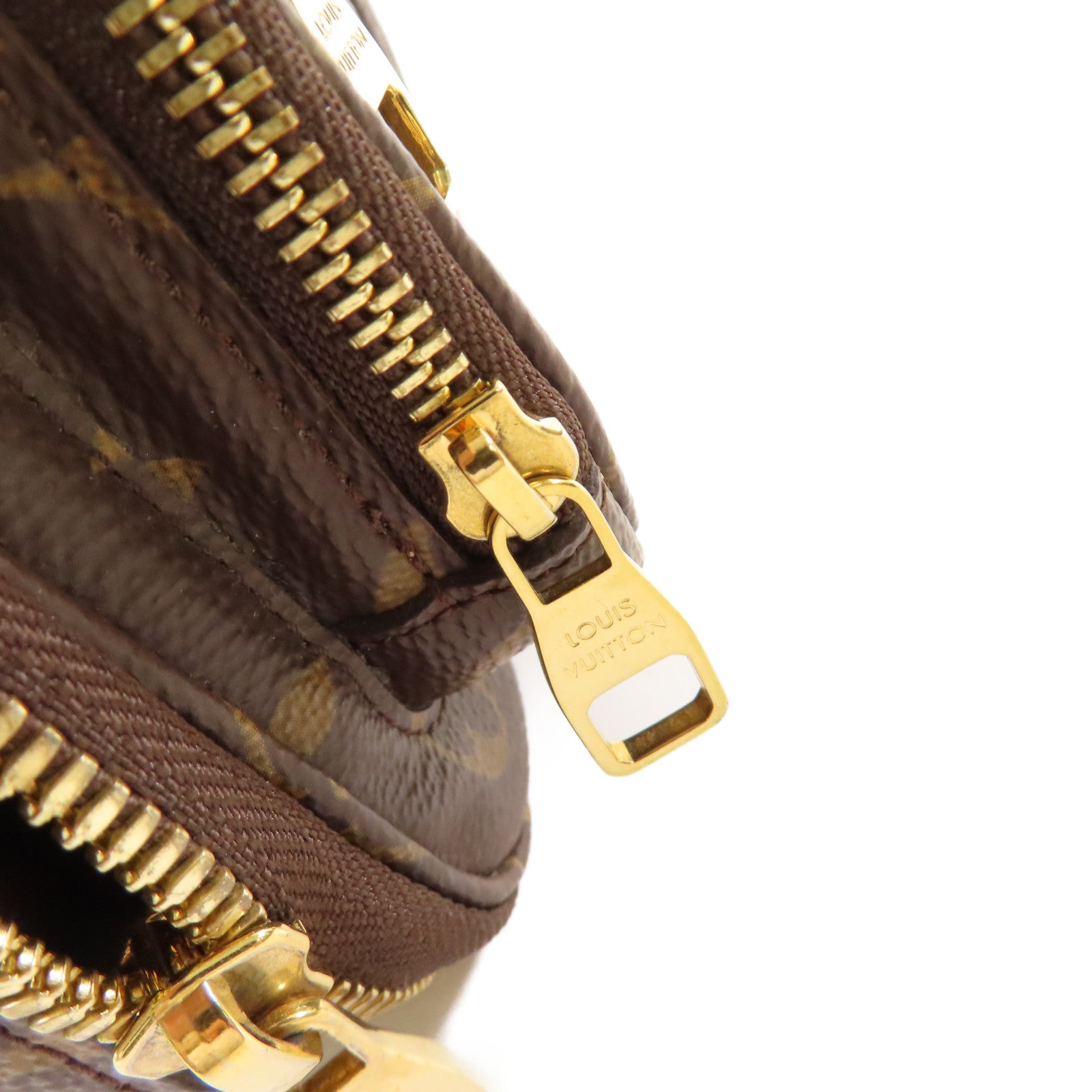 LOUIS VUITTON 【激減優惠】Monogram Utility Shoulder Bag金扣手挽肩背兩用袋啡色