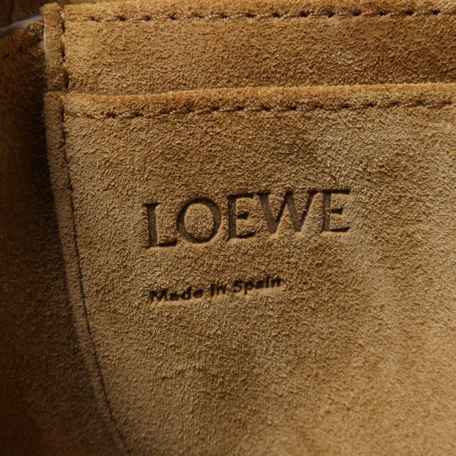 LOEWE 牛皮皮革Mini Gate肩背袋