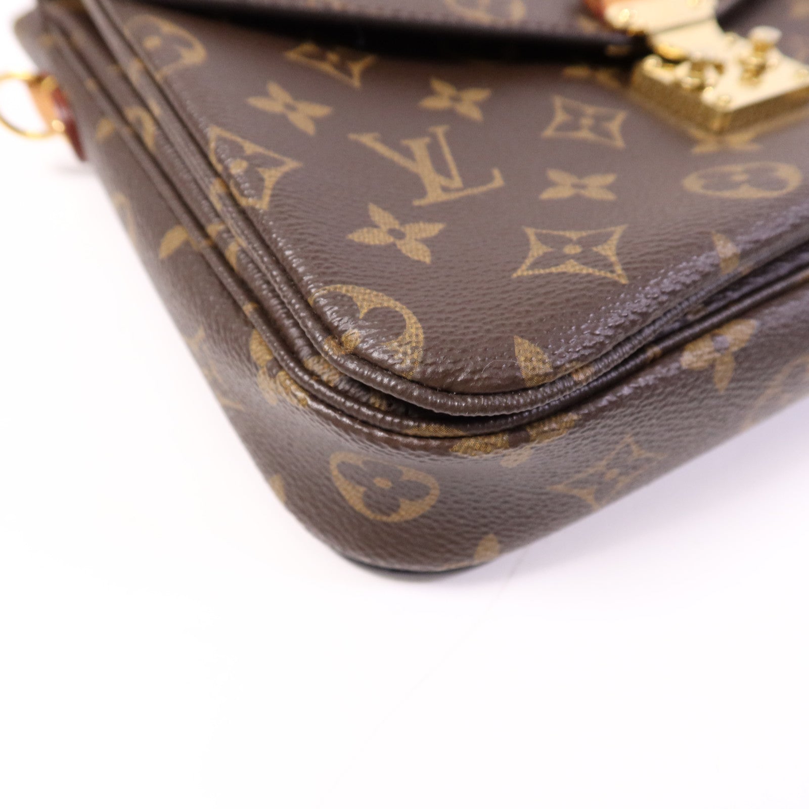 LOUIS VUITTON Monogram Pochette Metis MM金扣手挽肩背兩用袋