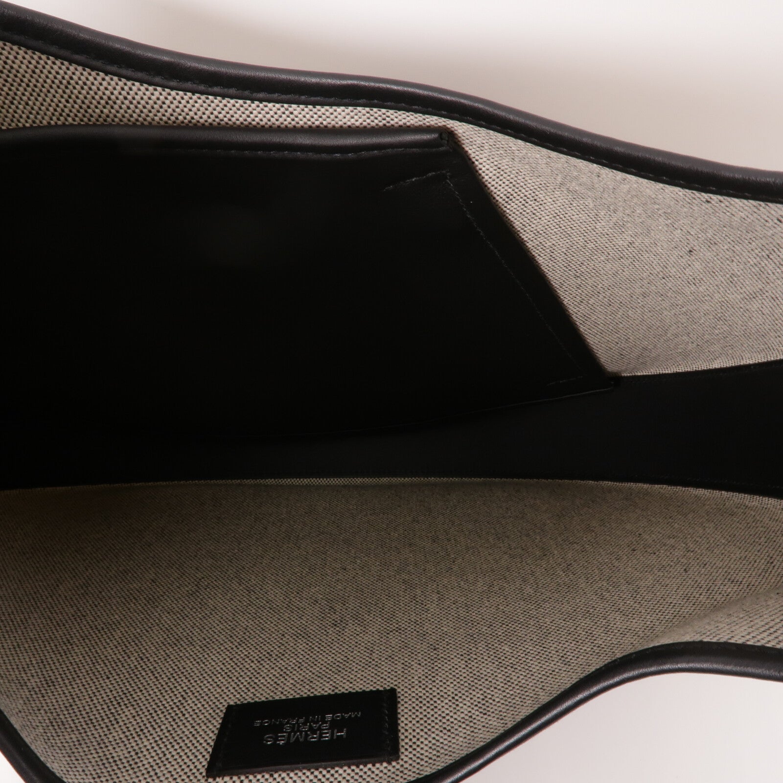 HERMES 帆布/Swift皮革Arcon Bag肩背袋Noir