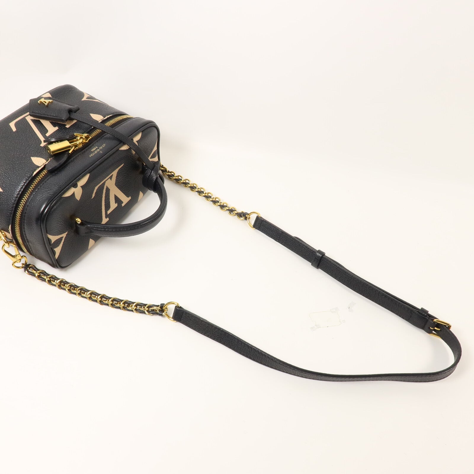 LOUIS VUITTON Monogram Empreinte Vanity PM鏈帶手挽肩背兩用袋