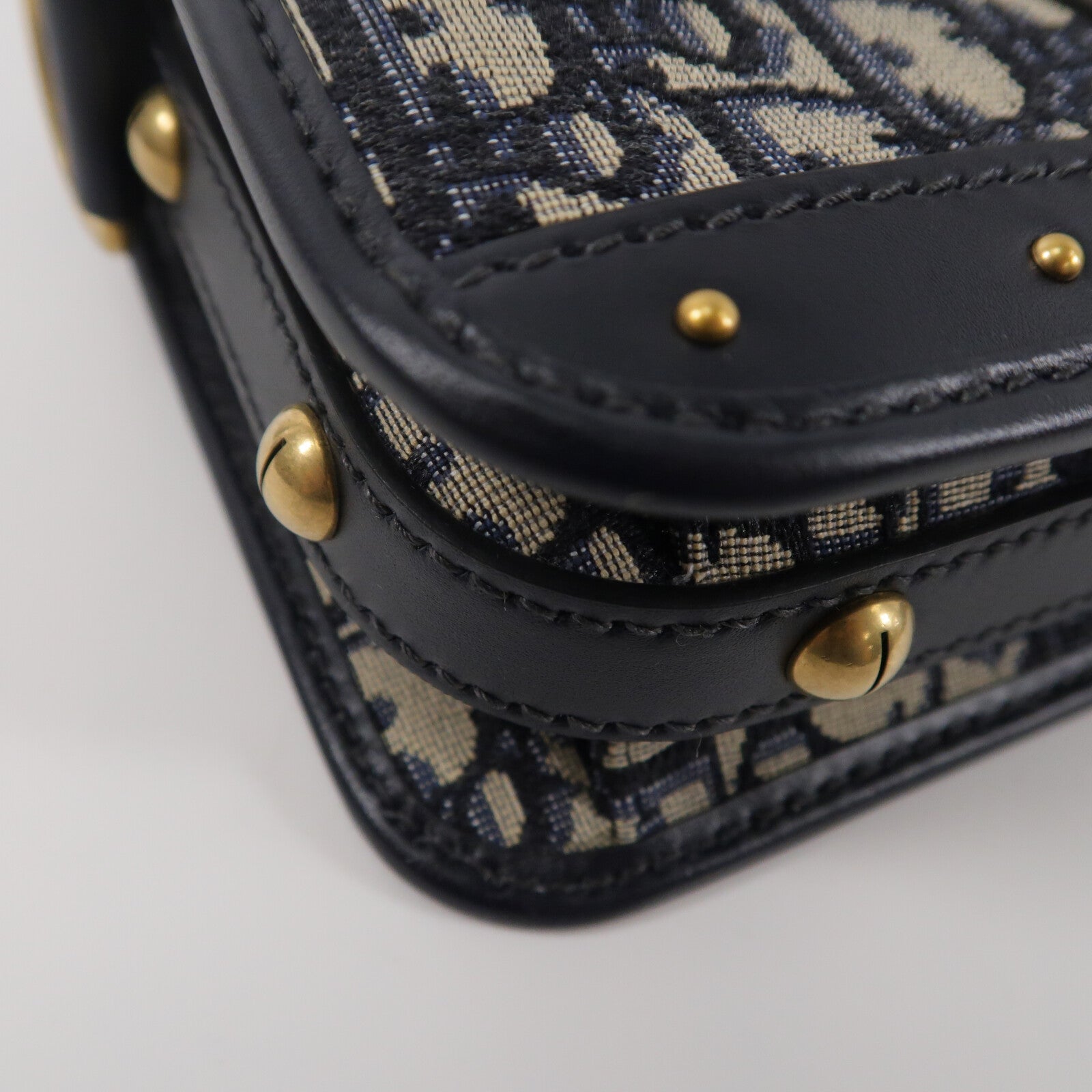 Dior 帆布Oblique Square Dior Addict Flap Bag肩背袋