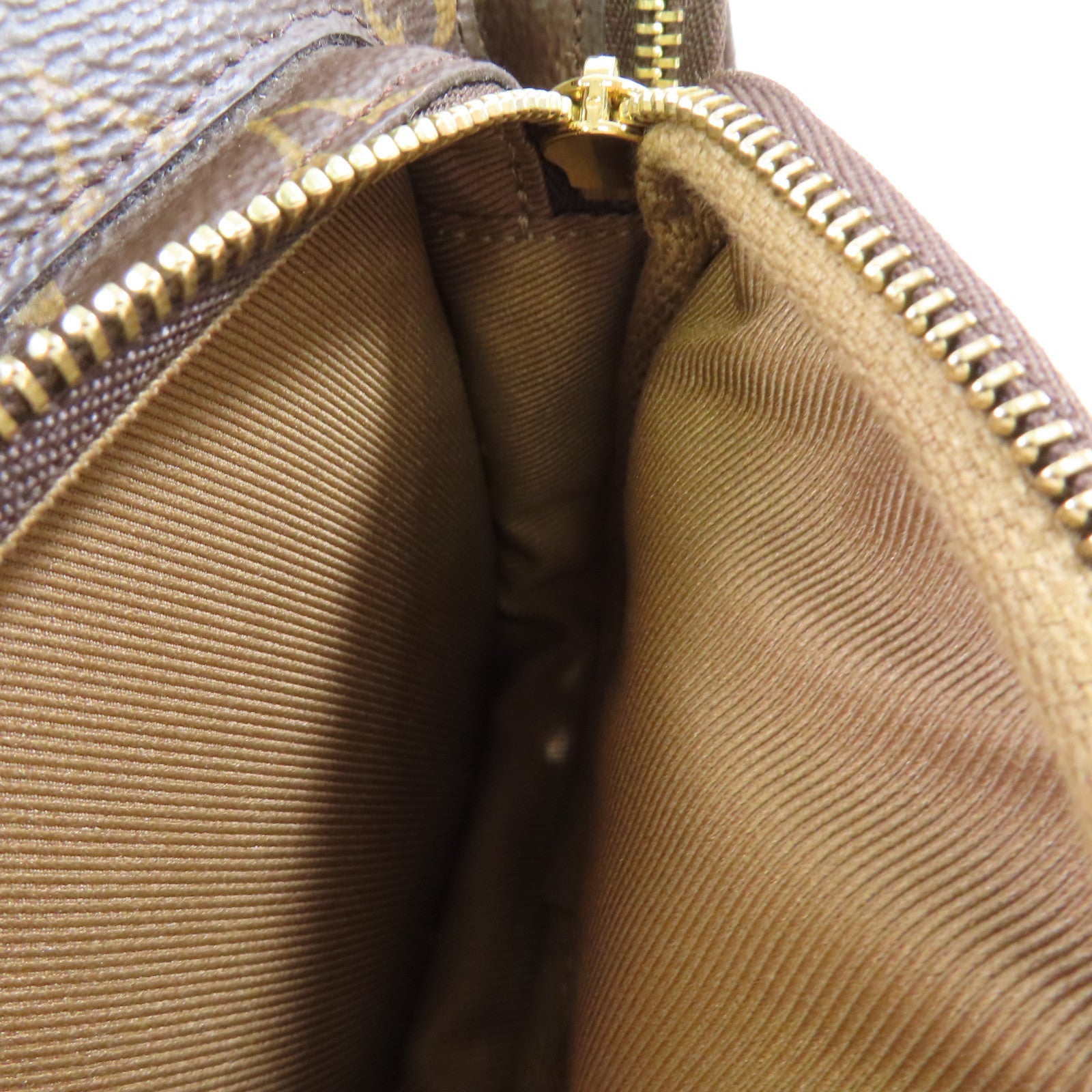LOUIS VUITTON 【激減優惠】Monogram Utility Shoulder Bag金扣手挽肩背兩用袋啡色