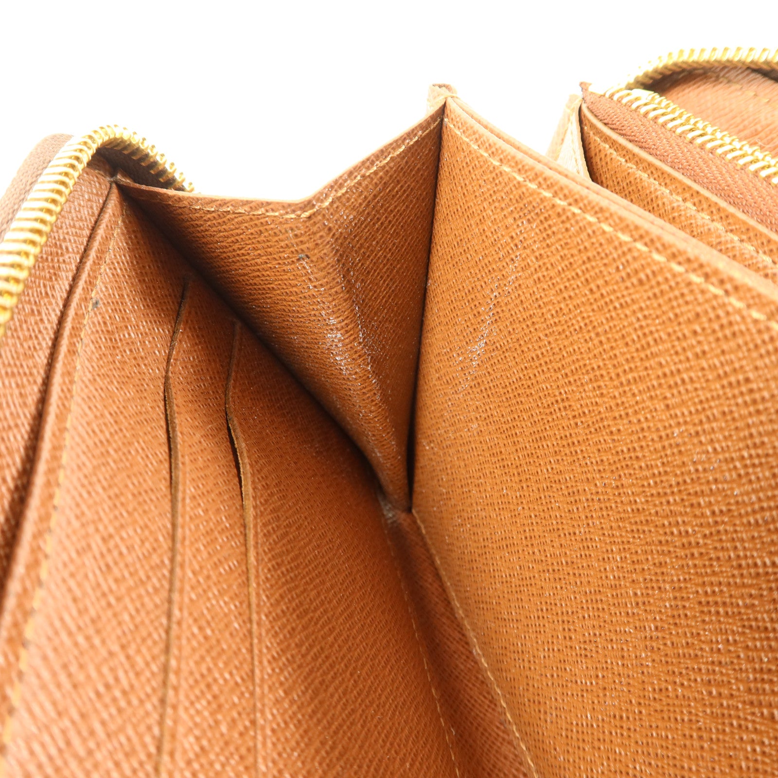 LOUIS VUITTON Monogram Long Round Wallet金扣長錢包
