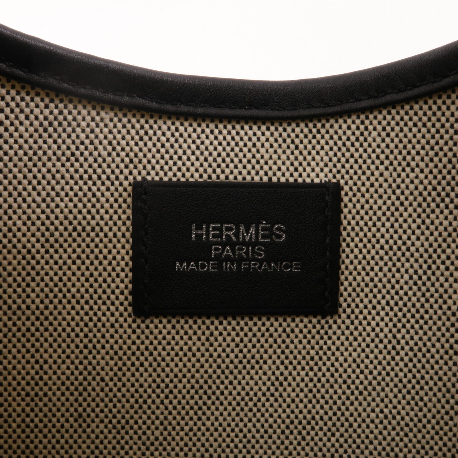 HERMES 帆布/Swift皮革Arcon Bag肩背袋Noir