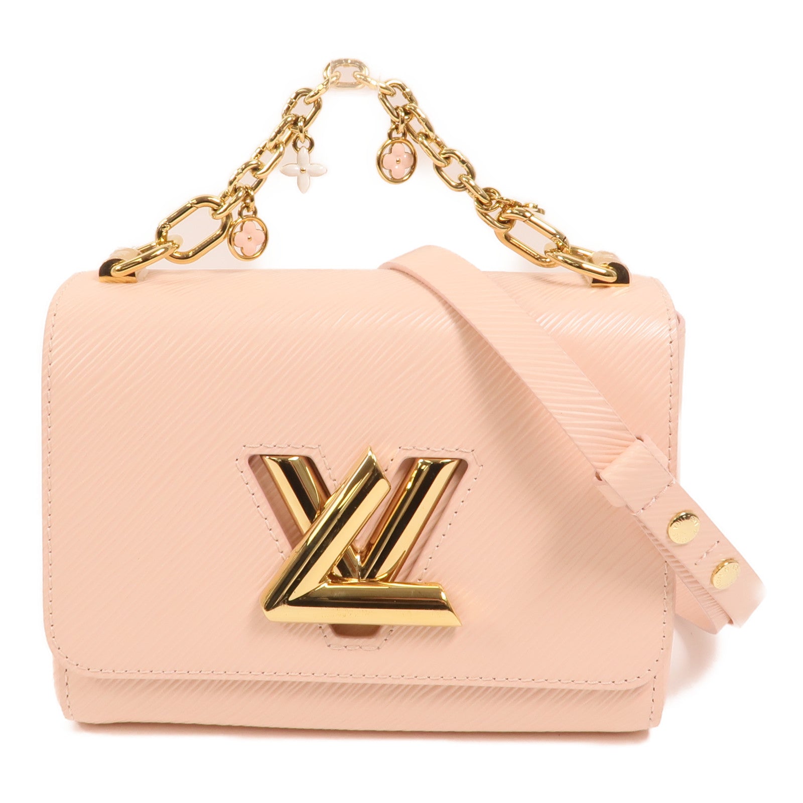 LOUIS VUITTON Epi Twist PM金扣手挽肩背兩用袋