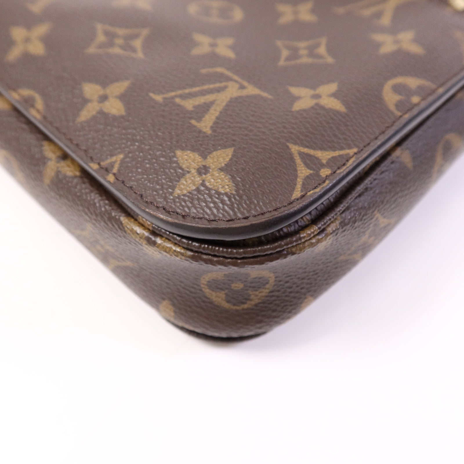 LOUIS VUITTON Monogram Pochette Metis MM金扣手挽肩背兩用袋