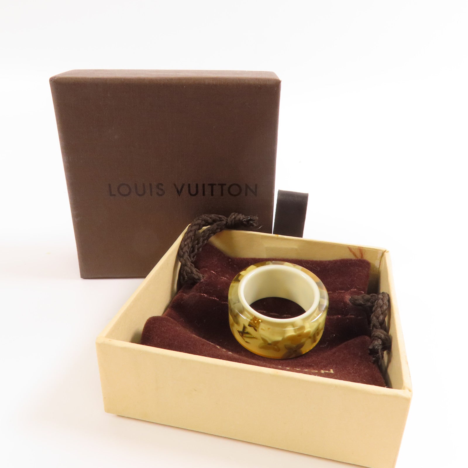 LOUIS VUITTON PVC Rings戒指US#7.5