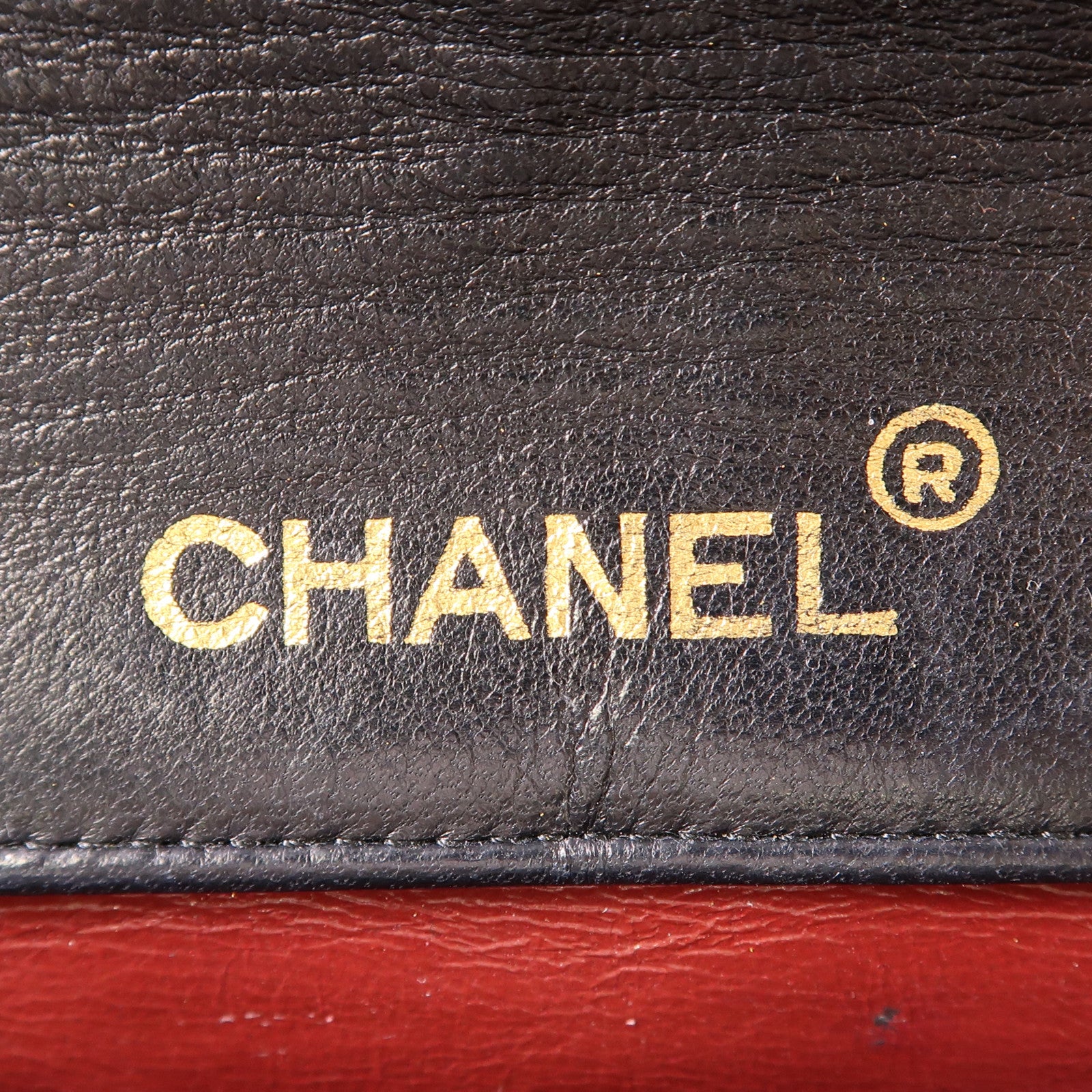 CHANEL CC GHW Chain Shoulder Bag Lambskin Leather Black