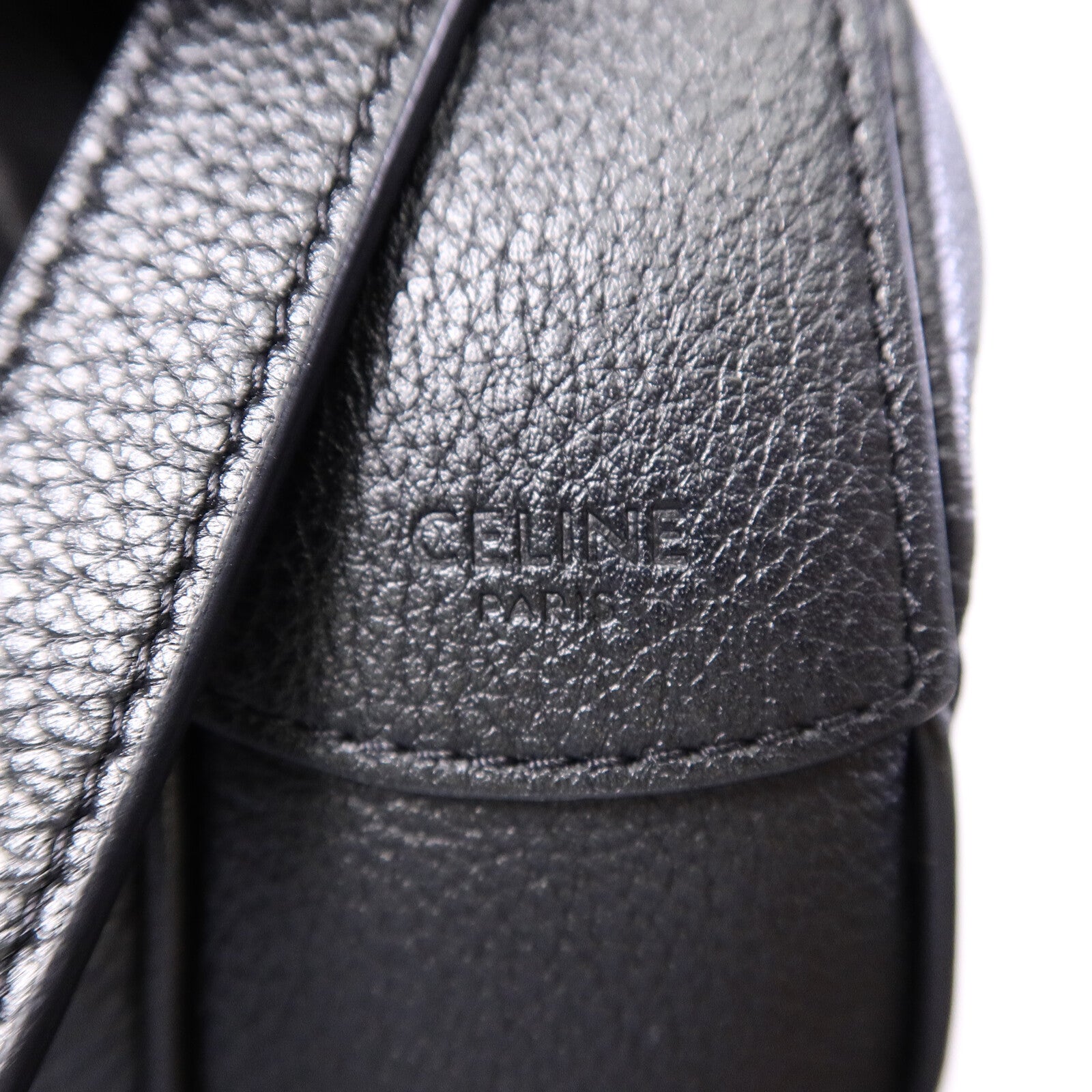 CELINE 牛皮皮革Heloise Triomphe肩背袋