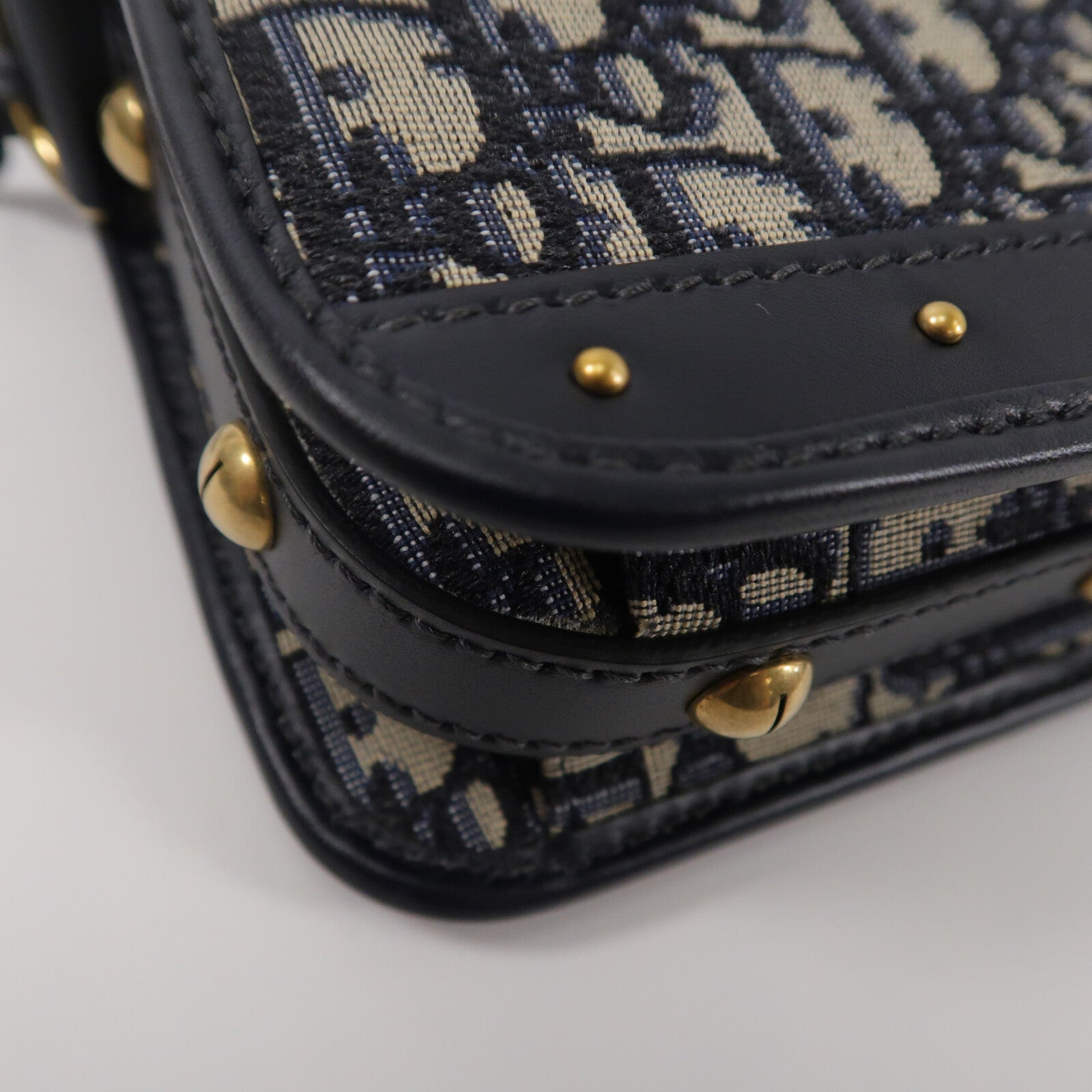 Dior 帆布Oblique Square Dior Addict Flap Bag肩背袋