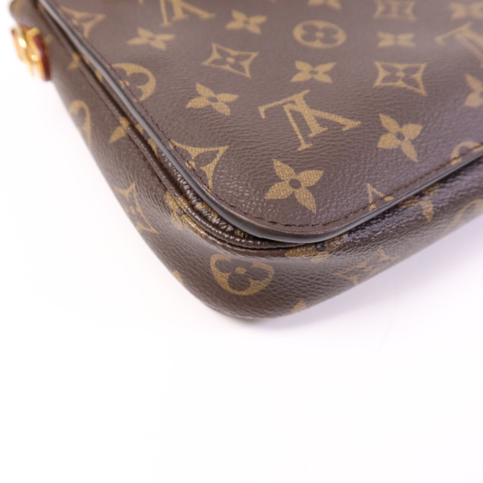 LOUIS VUITTON Monogram Pochette Metis MM金扣手挽肩背兩用袋