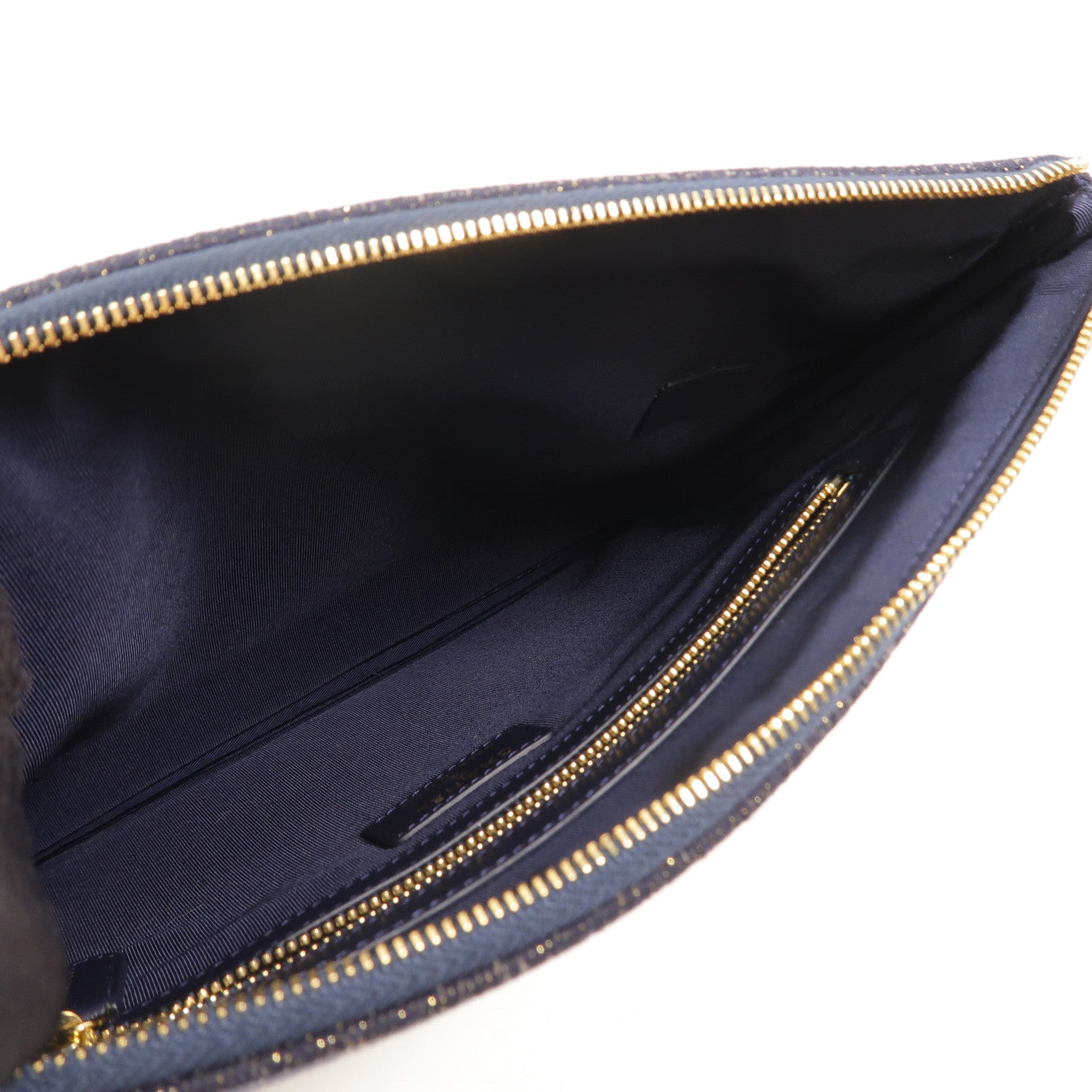 CHANEL 帆布Deauville Clutch Medium手拿包
