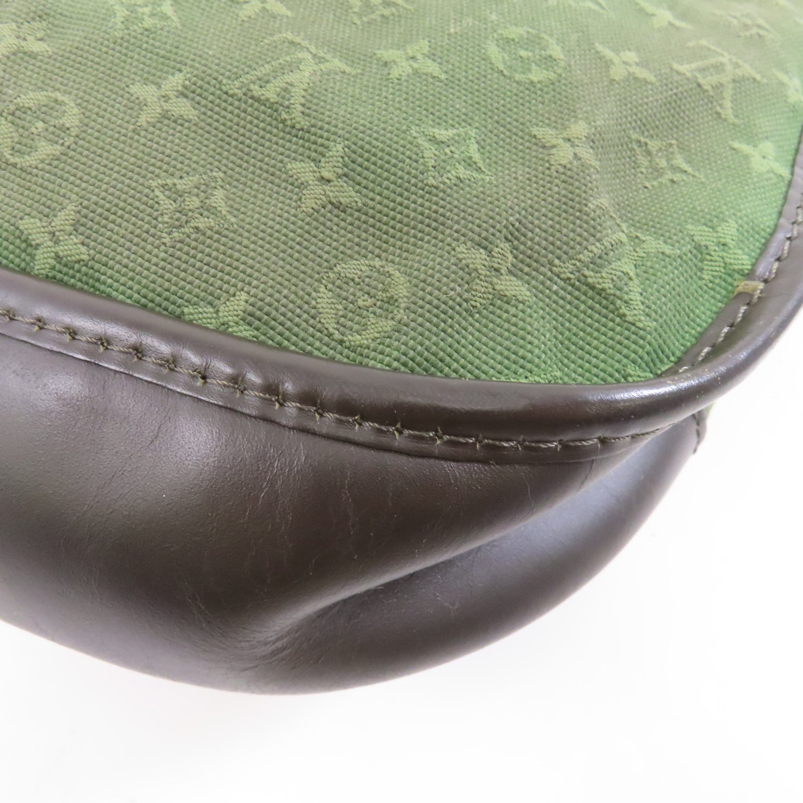 LOUIS VUITTON Monogram Mini Berangere金扣肩背袋綠色
