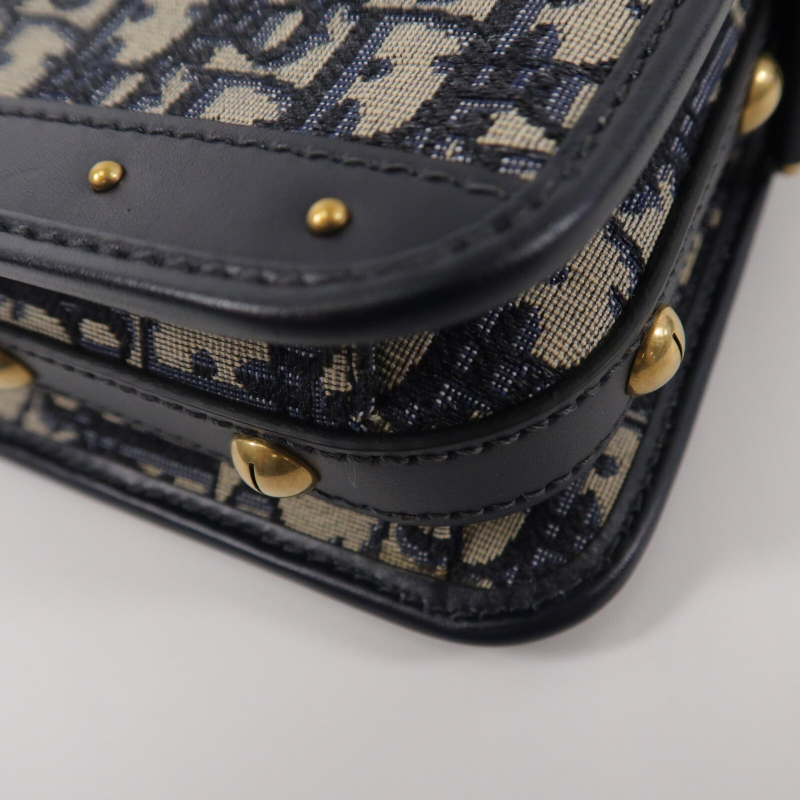Dior 帆布Oblique Square Dior Addict Flap Bag肩背袋
