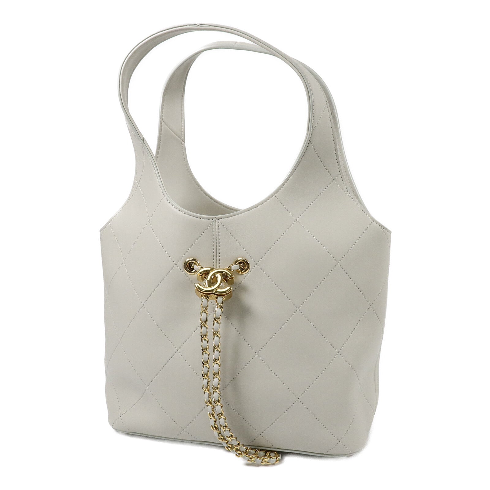 CHANEL 牛皮皮革Hobo Bag手挽袋