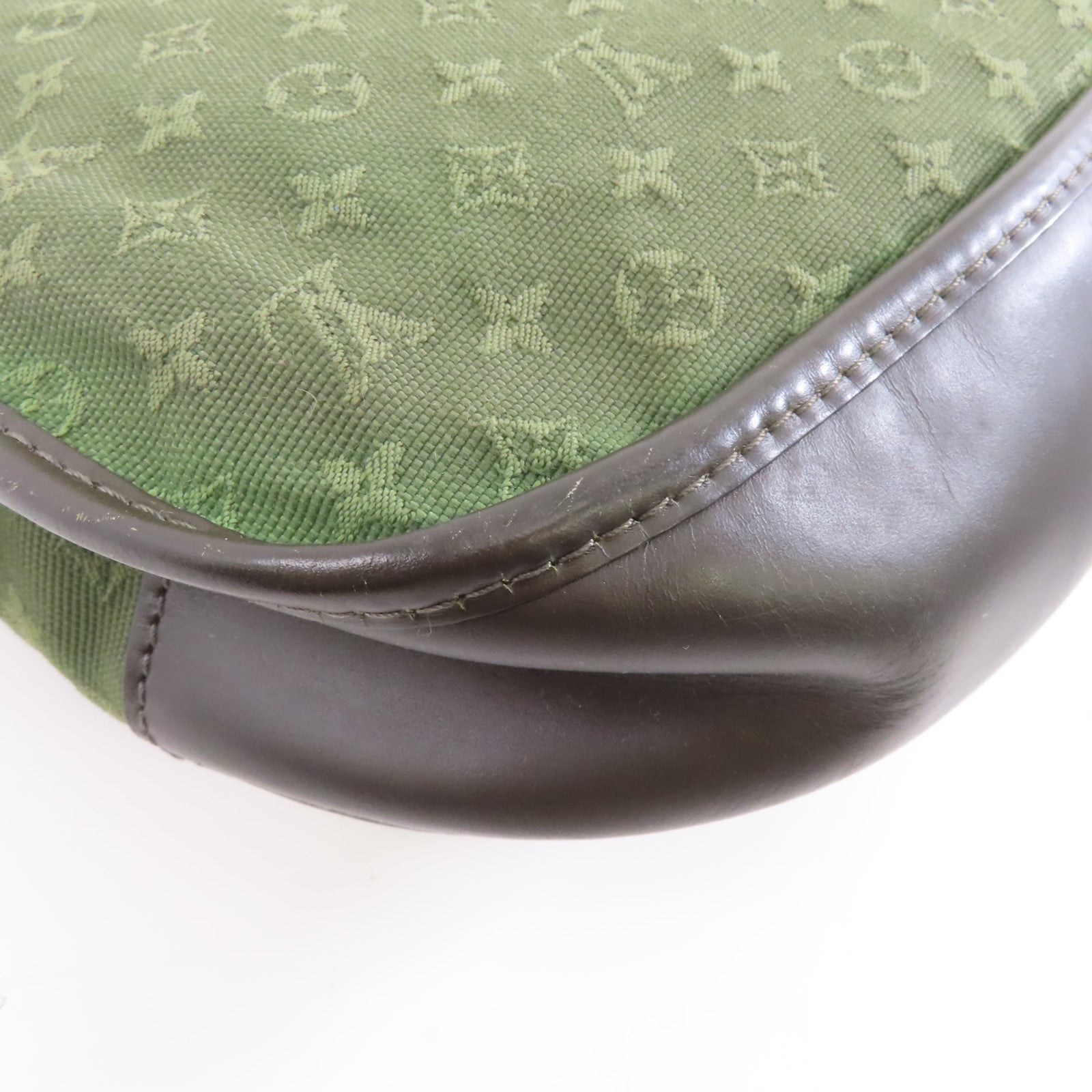 LOUIS VUITTON Monogram Mini Berangere金扣肩背袋綠色