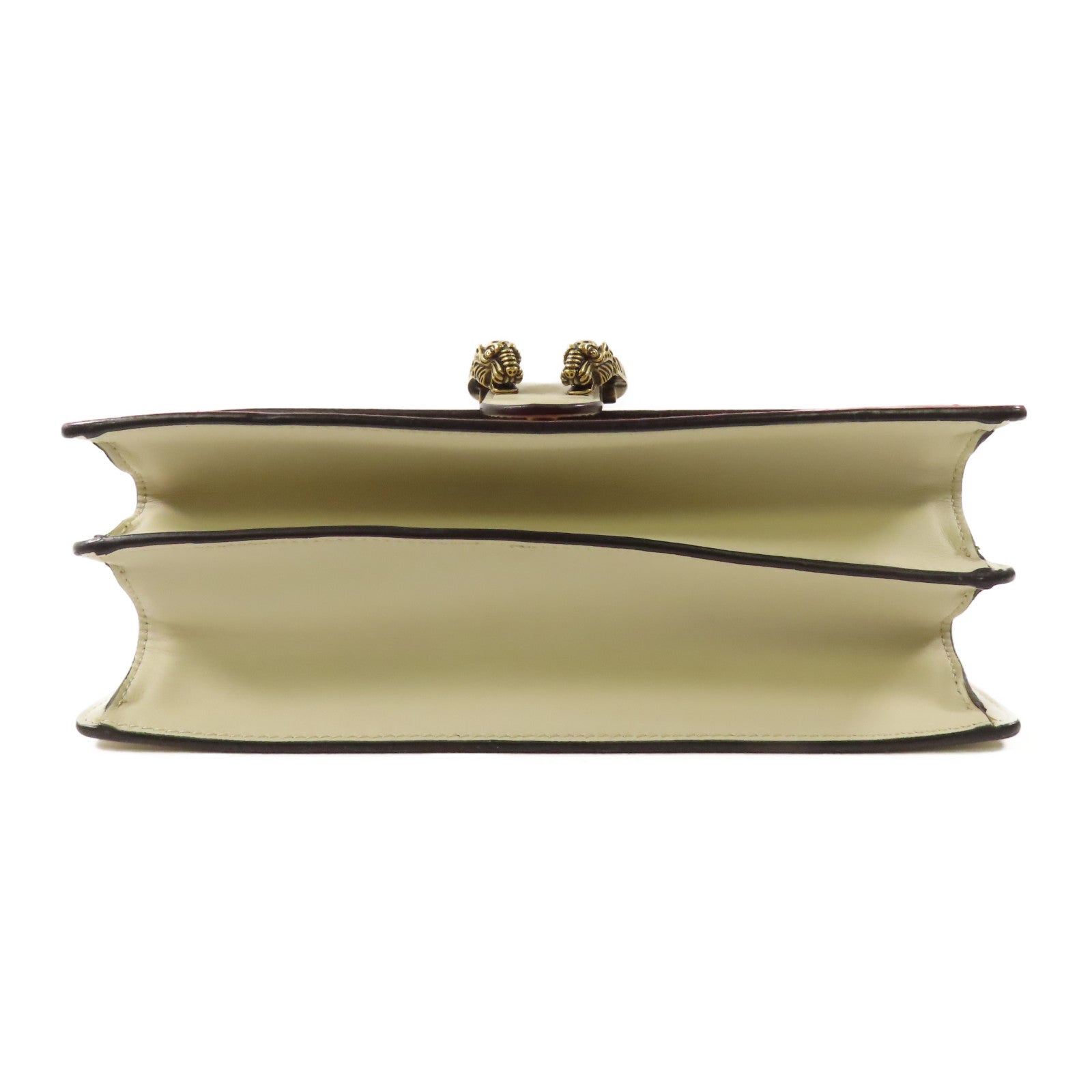 GUCCI 牛皮皮革Dionysus Bamboo金扣手挽肩背兩用袋米色/藍色/紅色